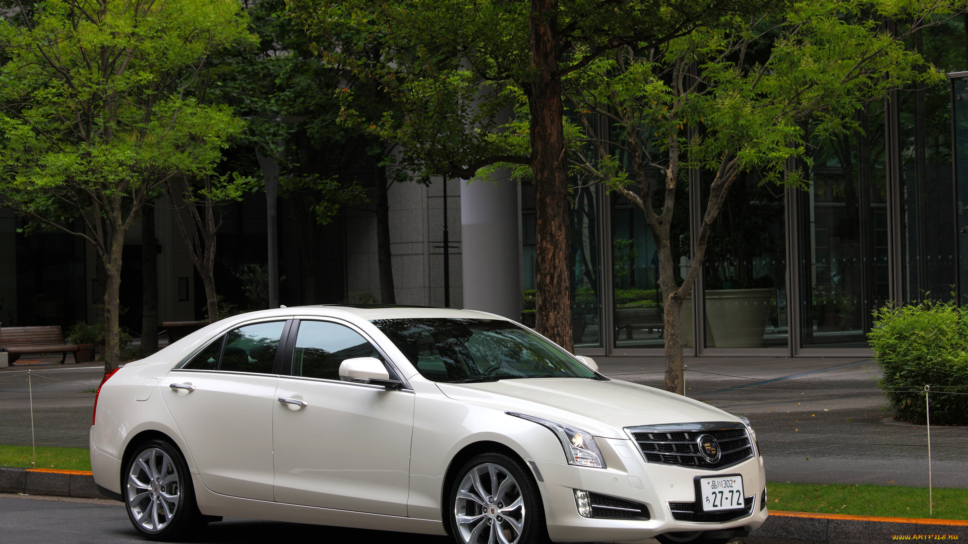 автомобили, cadillac, ats, светлый, jp-spec, 2012г