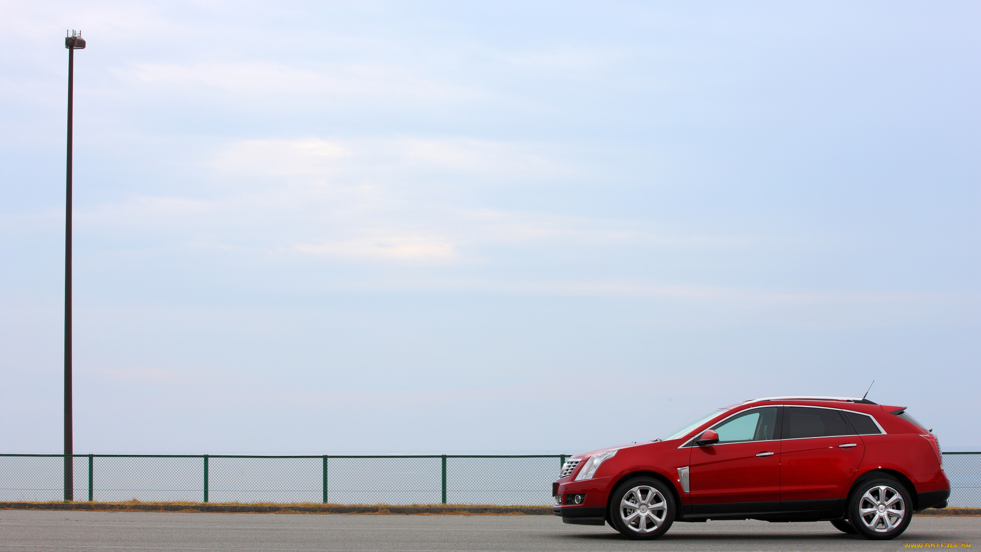 автомобили, cadillac, красный, 2012г, jp-spec, srx