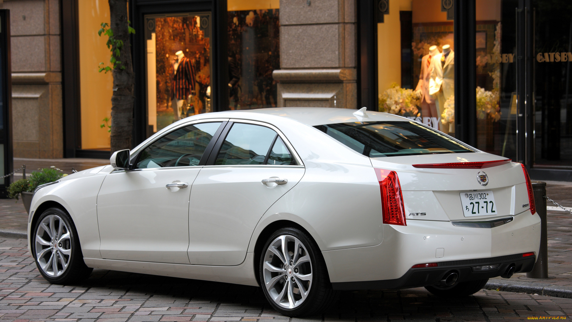 автомобили, cadillac, светлый, 2012г, jp-spec, ats