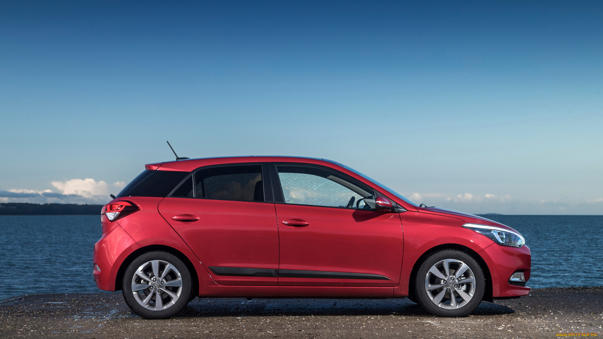 автомобили, hyundai, i20, uk-spec, ib, 2015г, красный