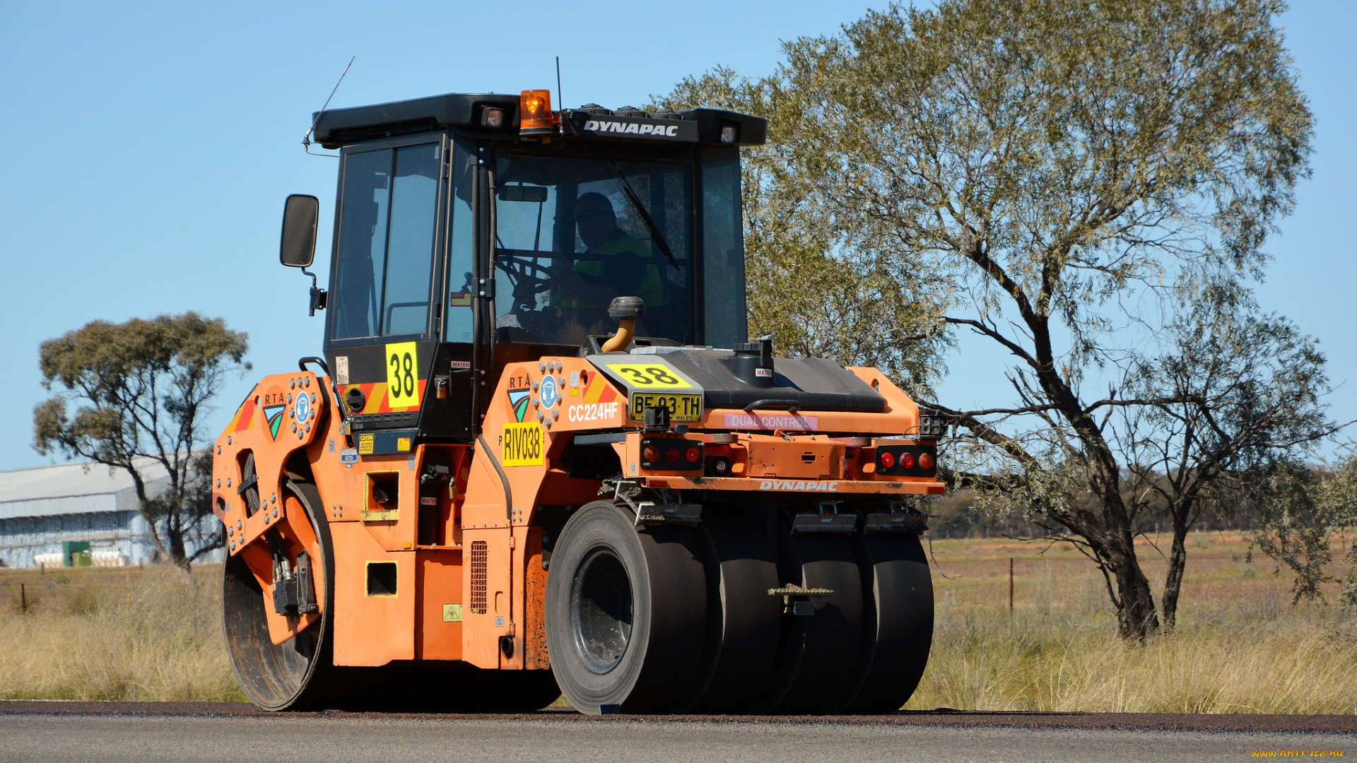 техника, катки, дорожный, каток