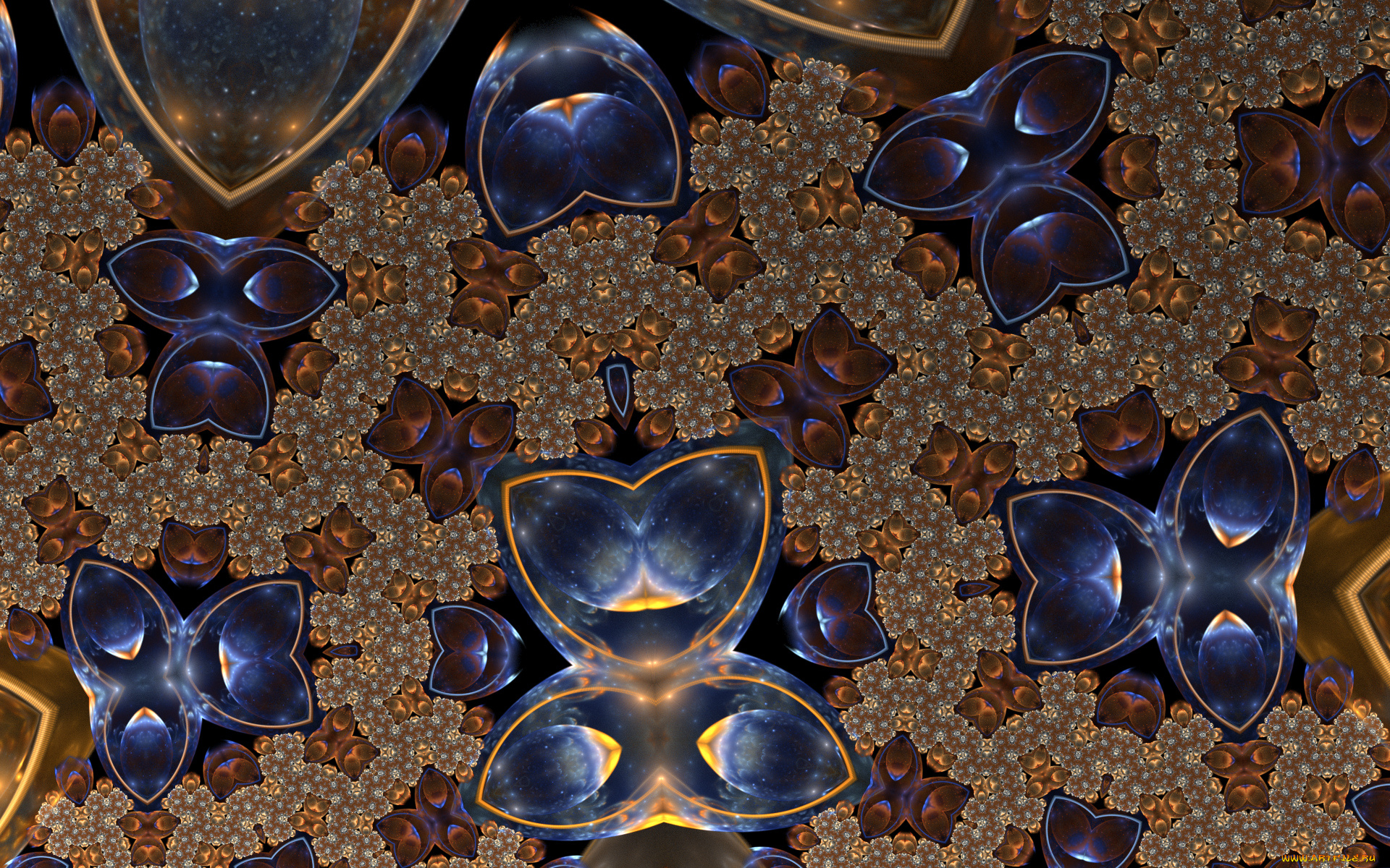 3д, графика, фракталы, , fractal, цвета, фон, узор