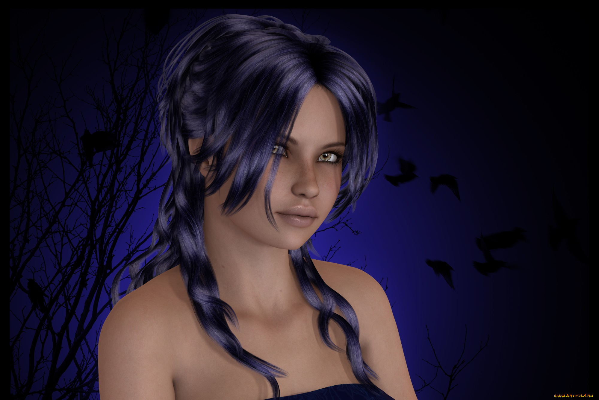 3д, графика, люди, , people, фон, девушка, взгляд