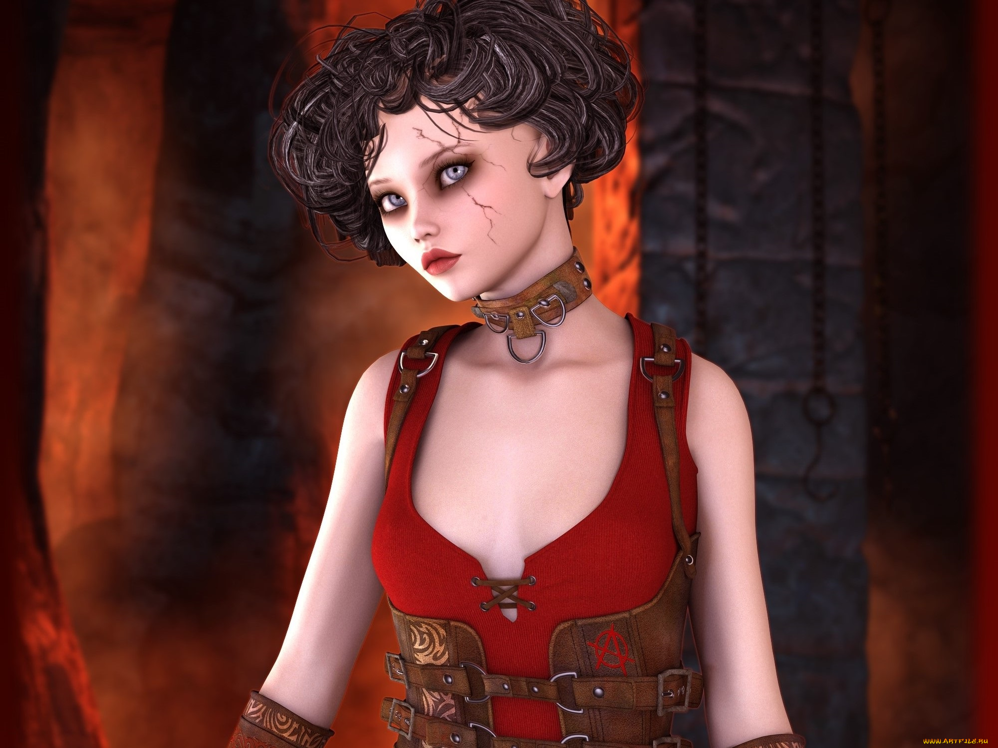 3д, графика, люди, , people, фон, девушка, взгляд