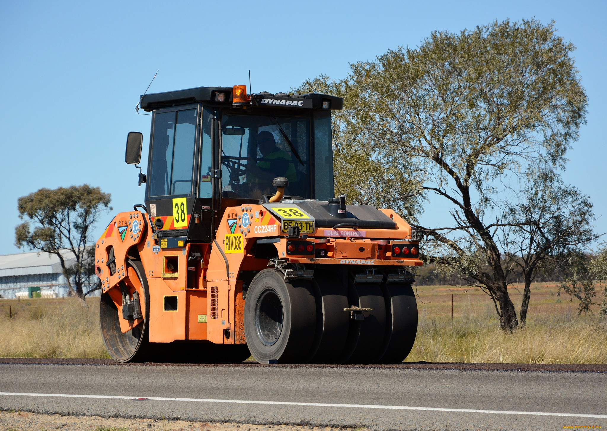 техника, катки, дорожный, каток