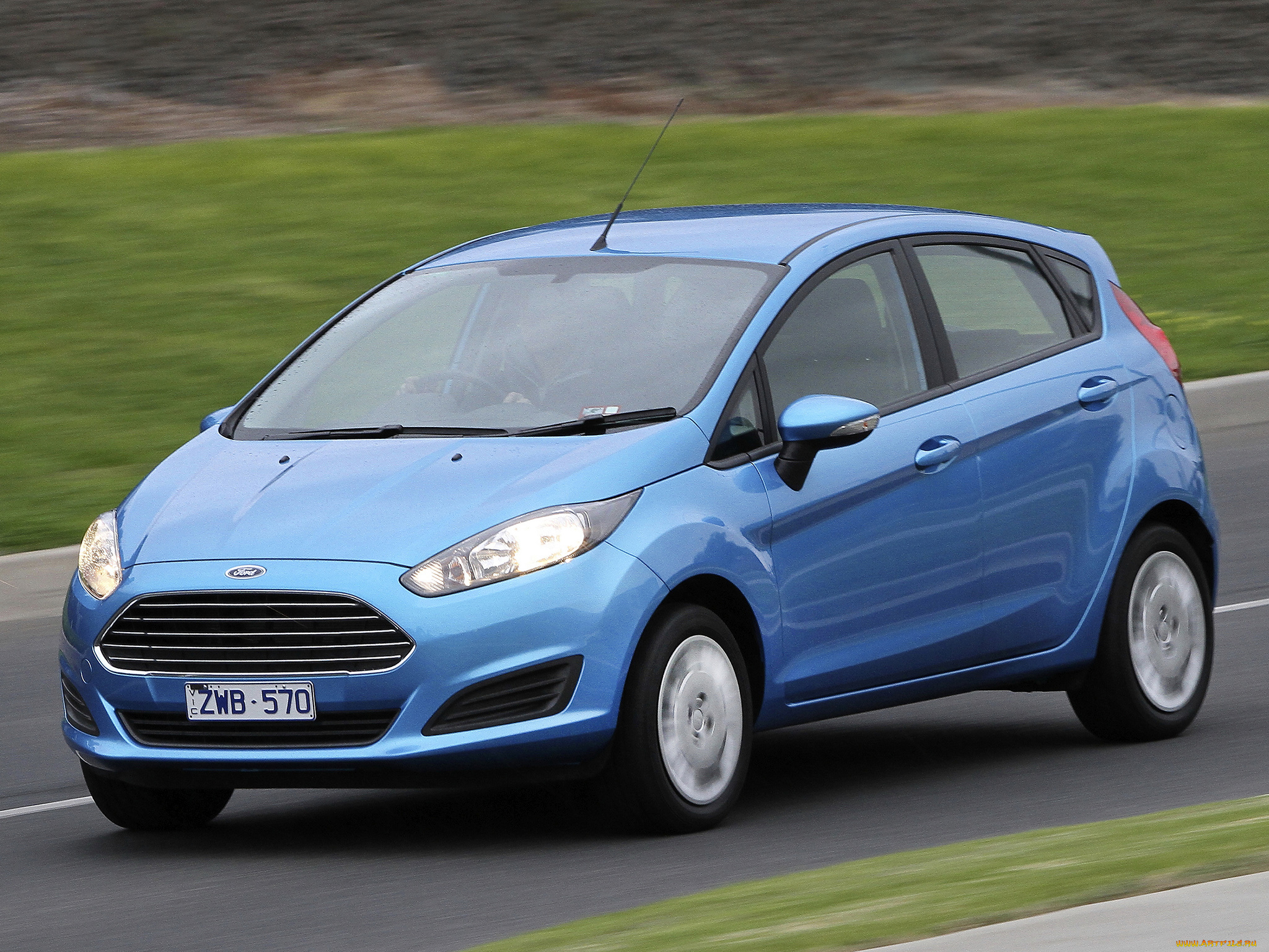 автомобили, ford, 5-door, s, fiesta, синий, 2013г, au-spec