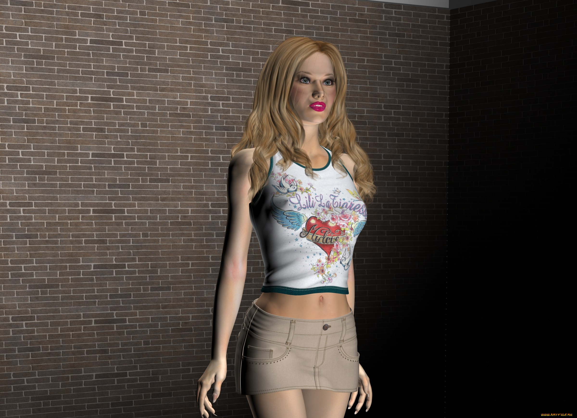 3д, графика, люди, , people, девушка, взгляд, фон