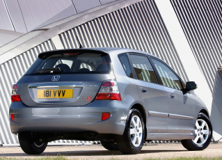 Картинка автомобили honda civic серый eu uk-spec 5-door