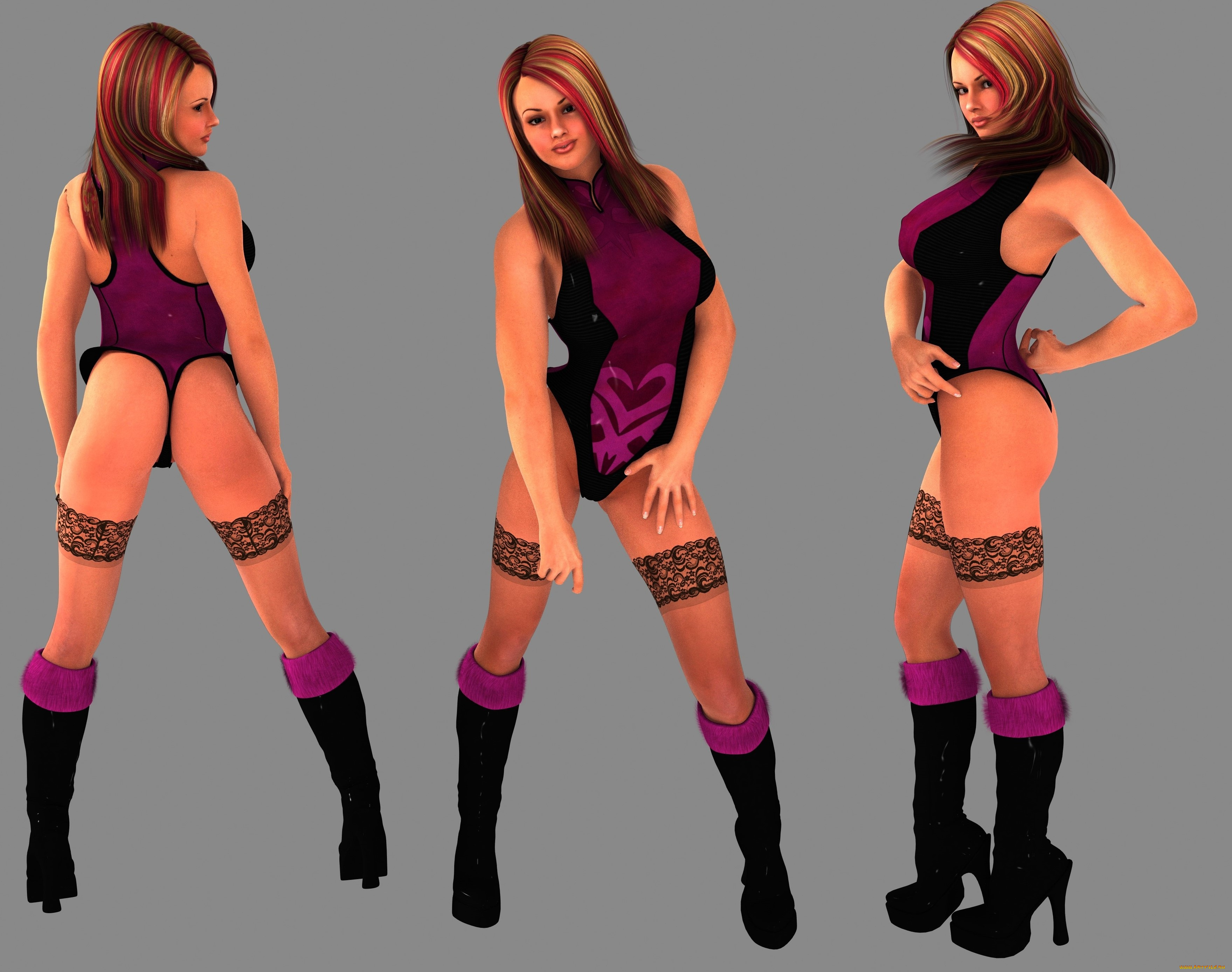 3д, графика, люди, , people, взгляд, девушки, фон