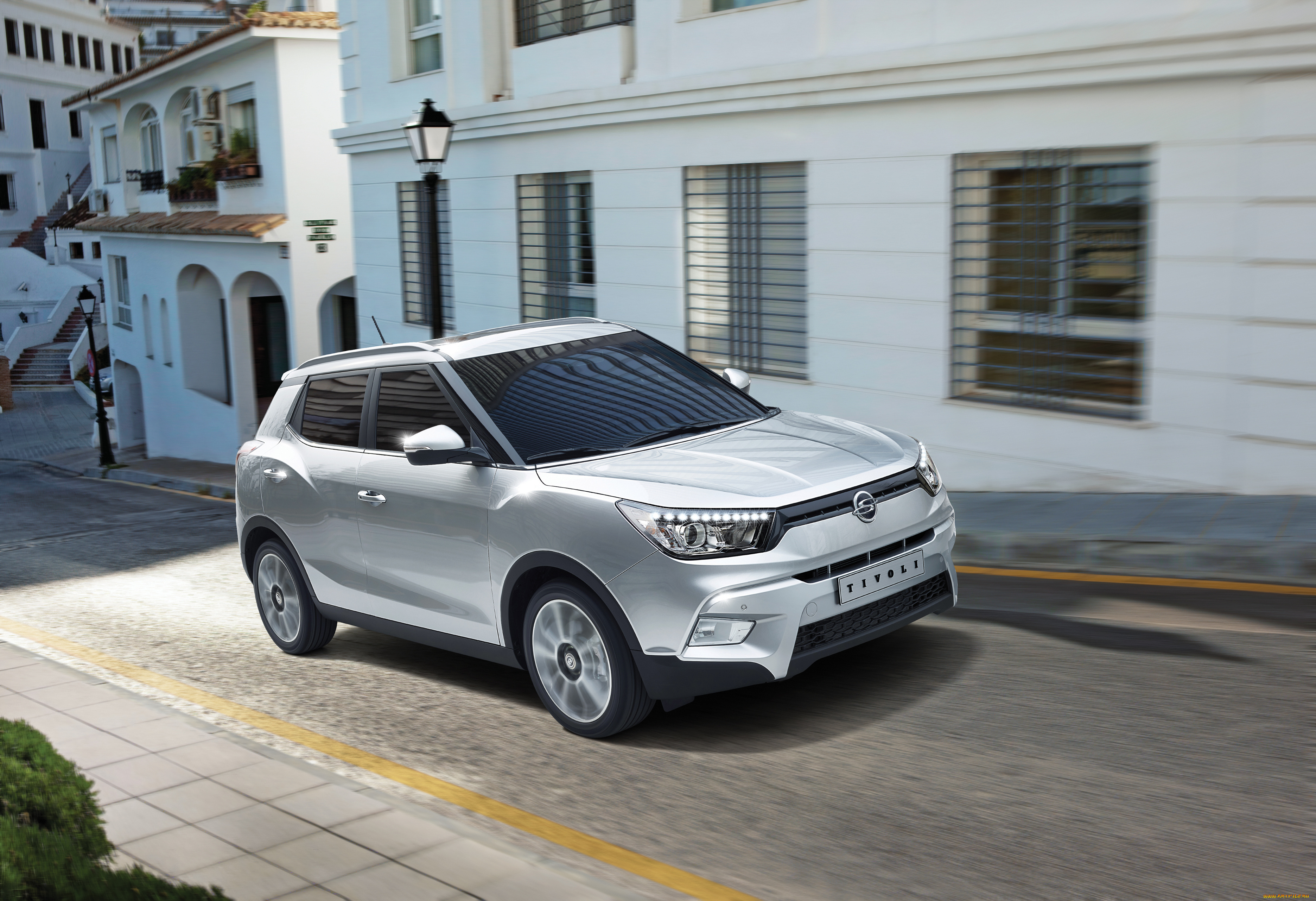 автомобили, ssang, yong, ssangyong, tivoli, kr-spec, 2015г, серый
