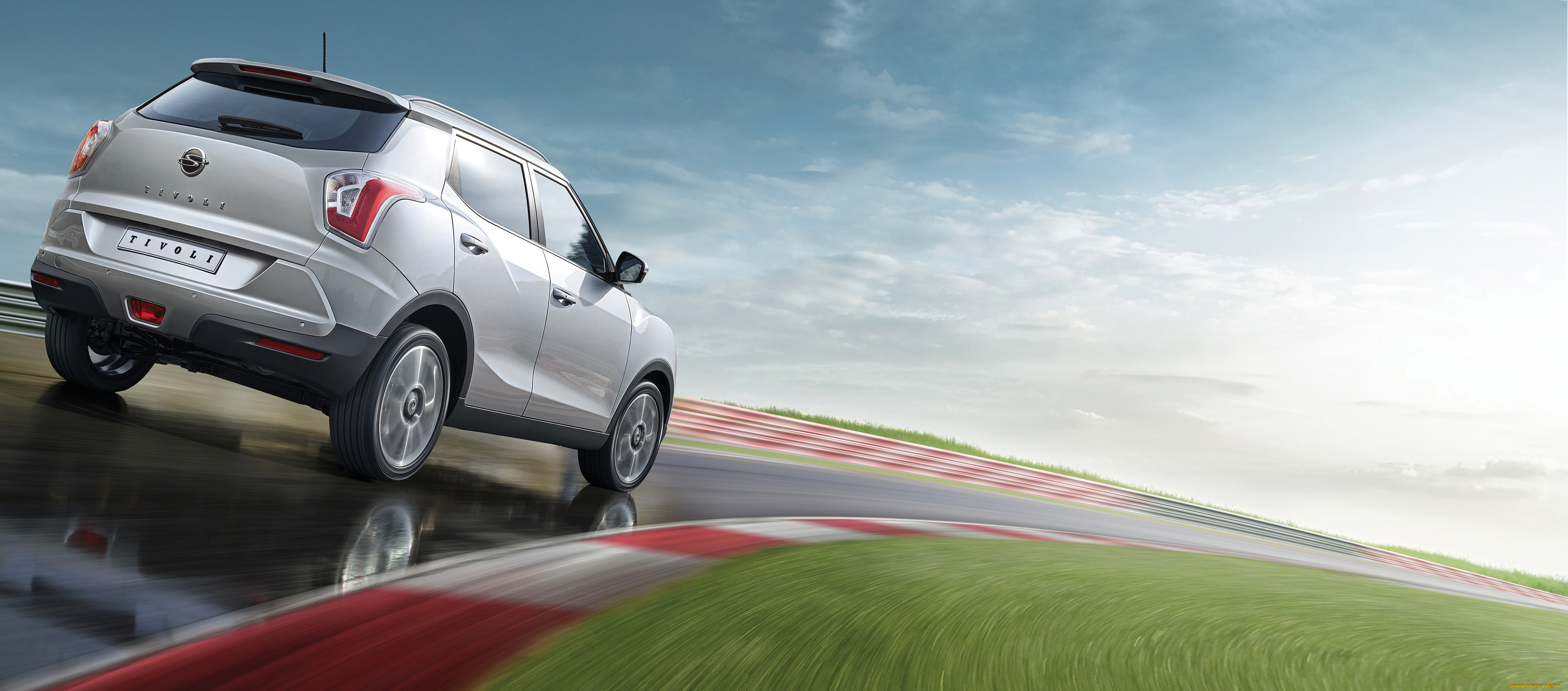 автомобили, ssang, yong, ssangyong, tivoli, kr-spec, 2015г, серый