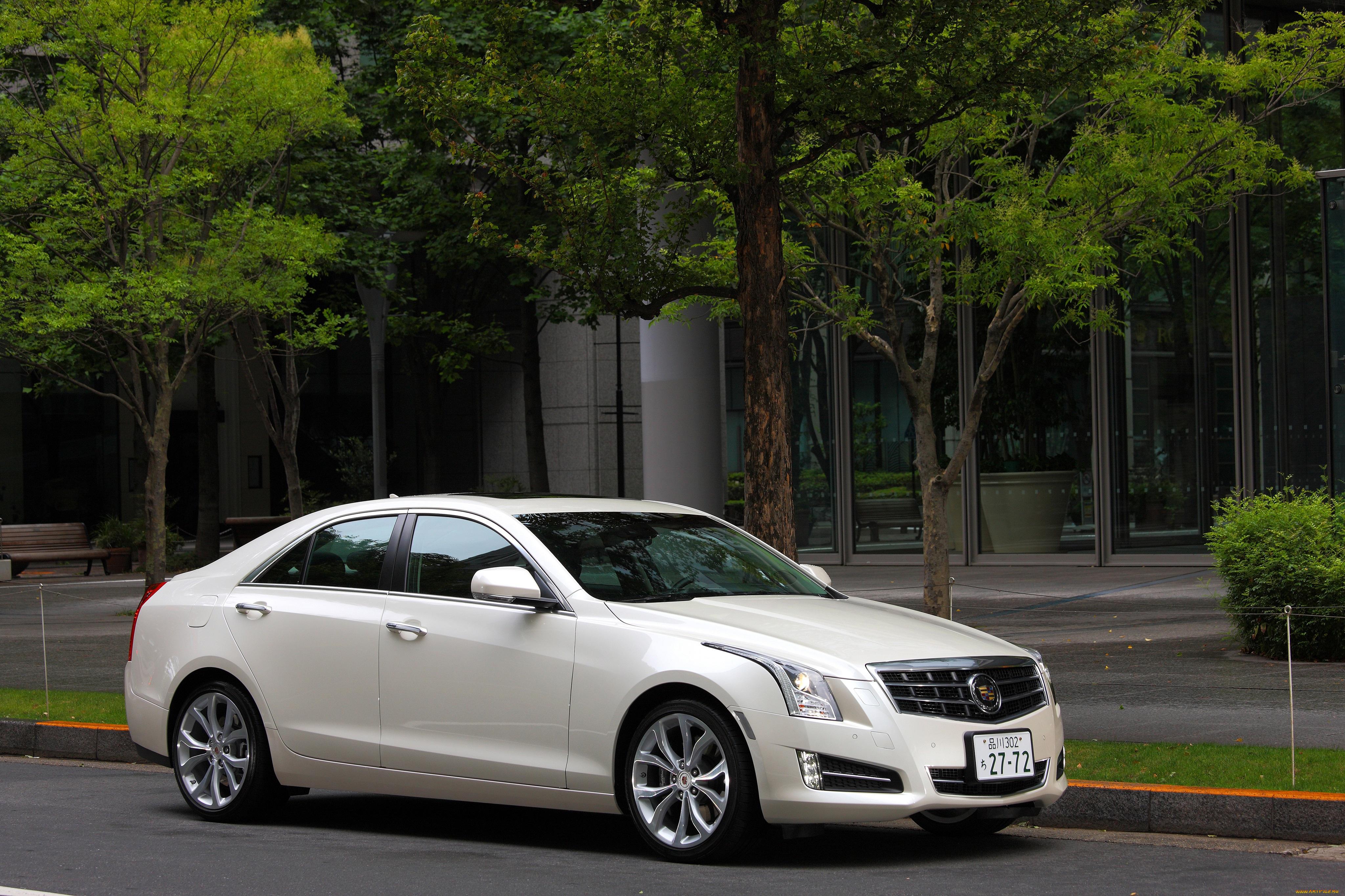 автомобили, cadillac, ats, светлый, jp-spec, 2012г