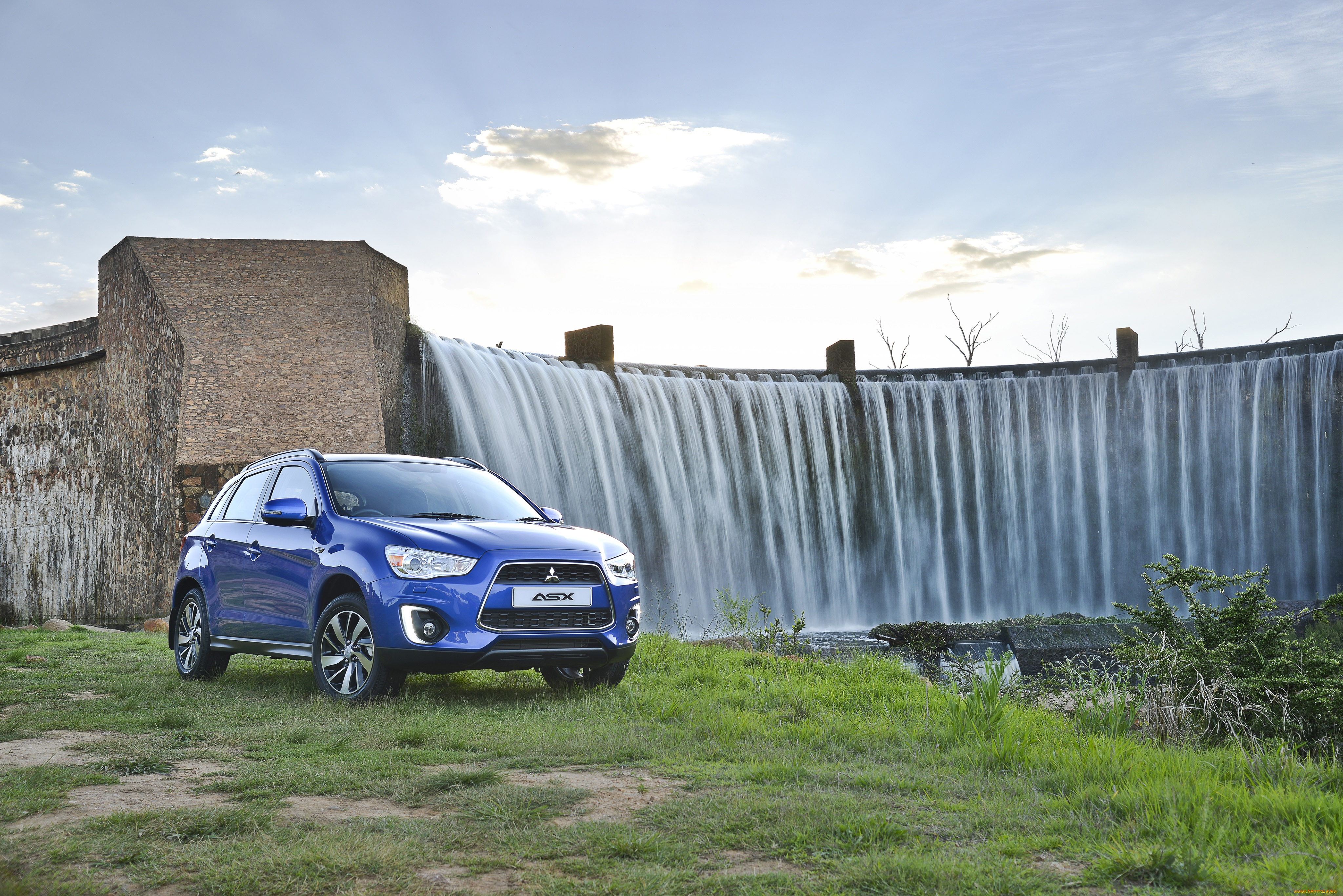 автомобили, mitsubishi, asx, za-spec, 2015г, синий