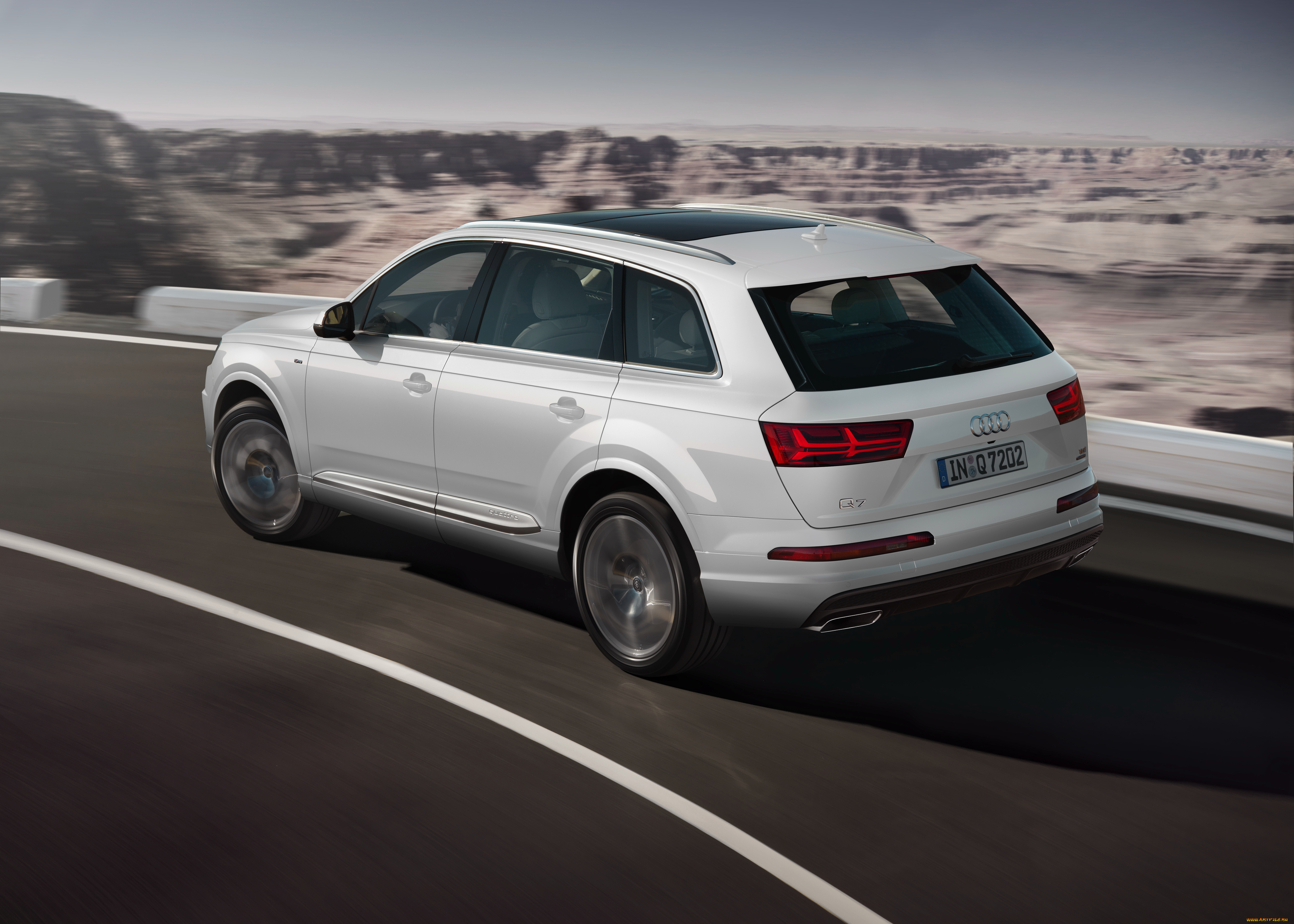 автомобили, audi, tdi, q7, светлый, 2015г, s, line, quattro