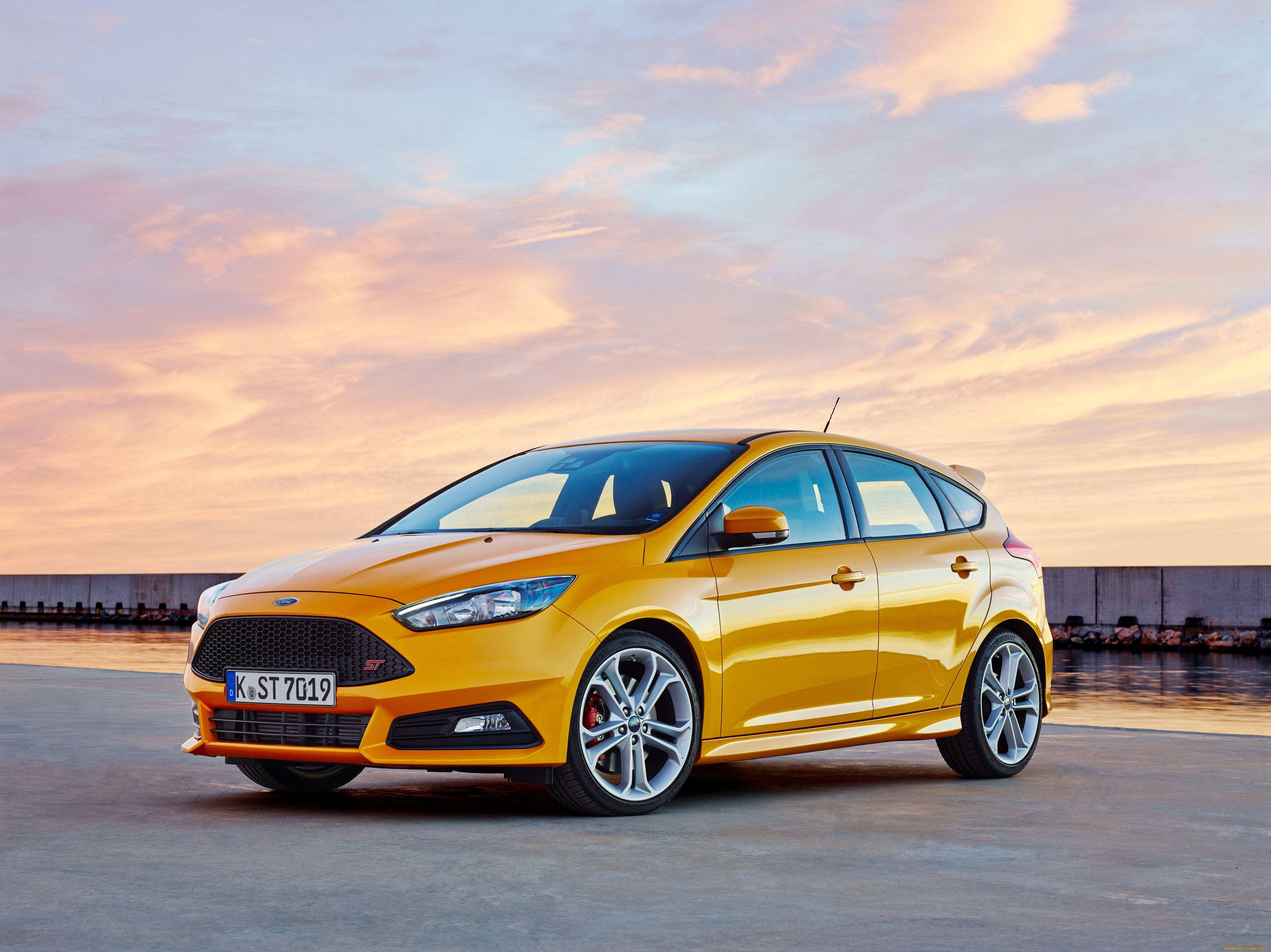автомобили, ford, желтый, 2014г, st, ocus, f