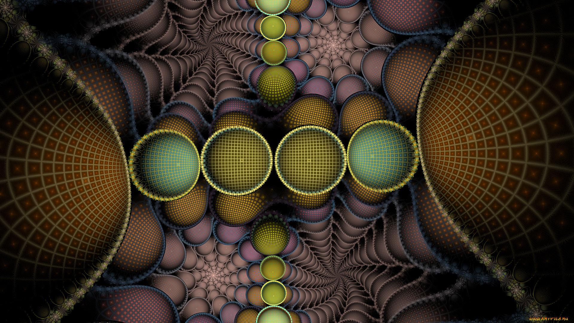 3д, графика, фракталы, , fractal, цвета, фон, узор