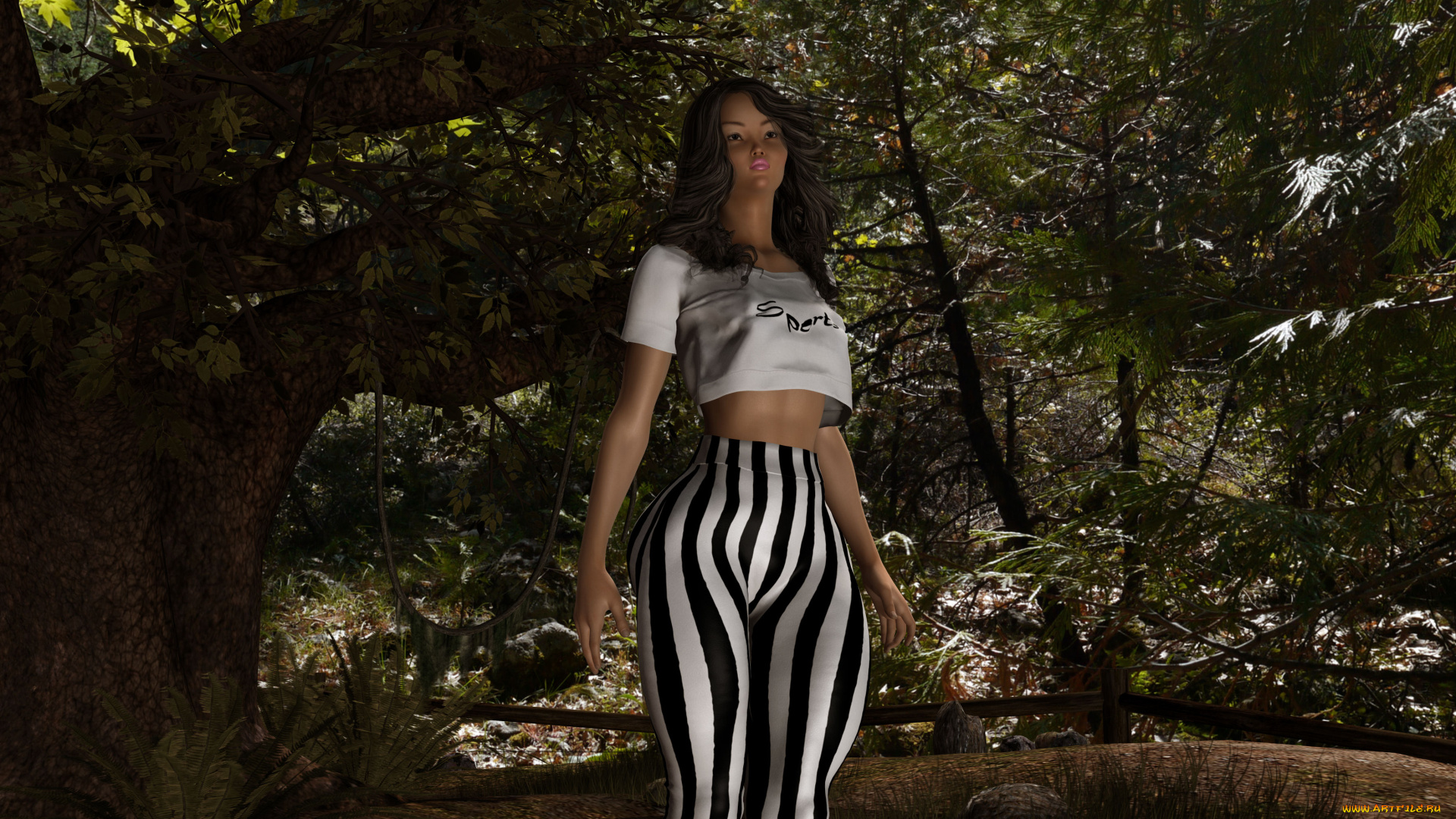 3д, графика, люди, , people, фон, взгляд, девушка