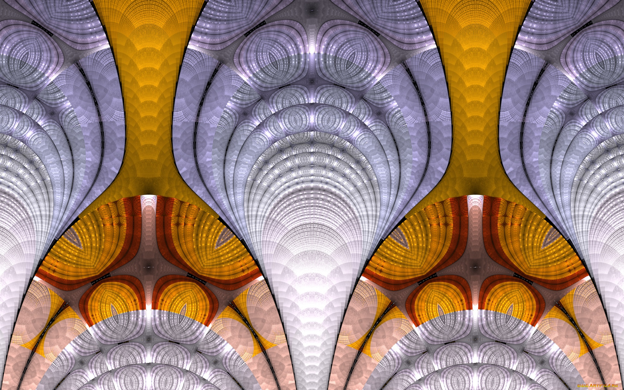 3д, графика, фракталы, , fractal, цвета, фон, узор