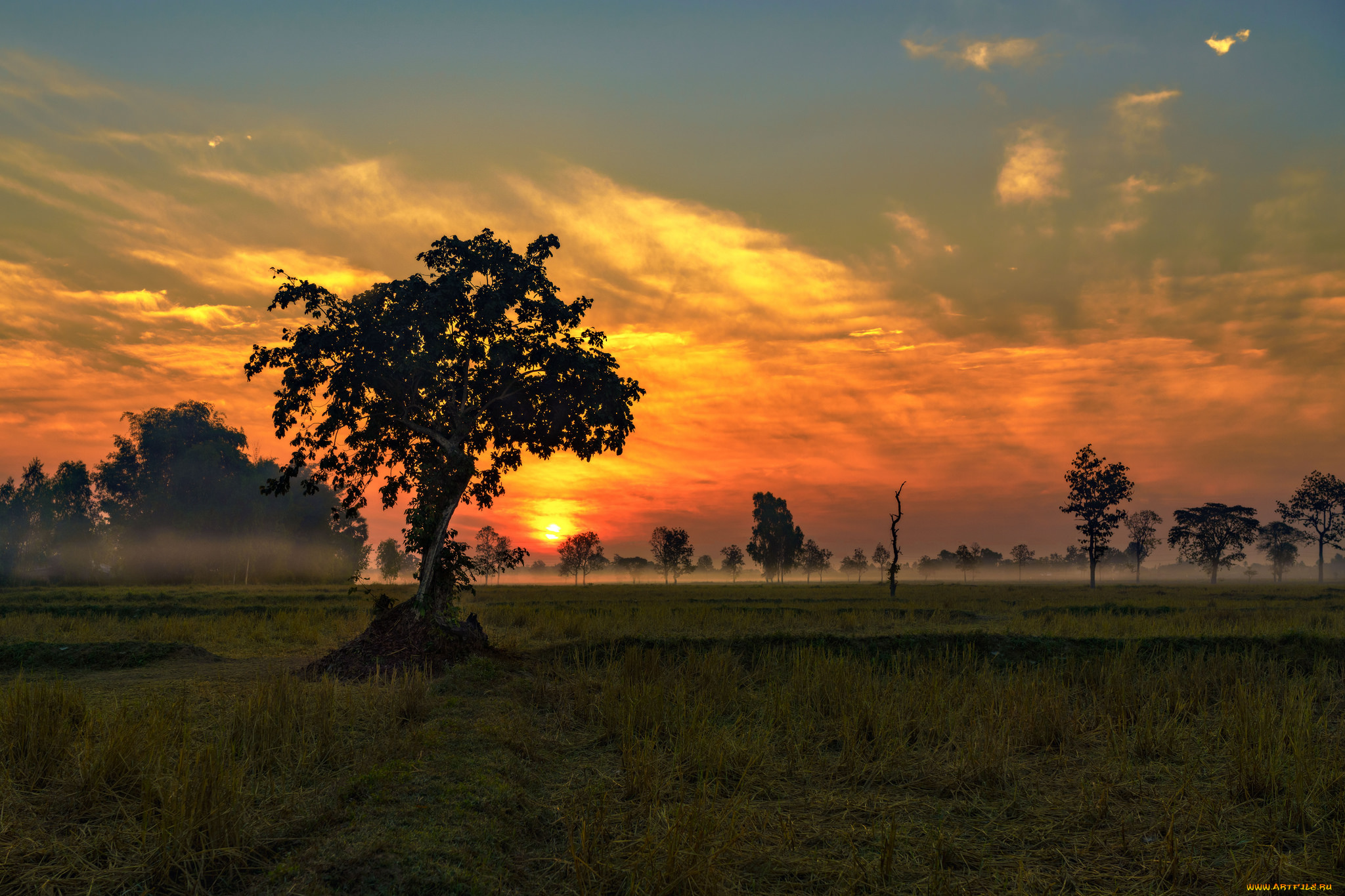 природа, восходы, закаты, рассвет