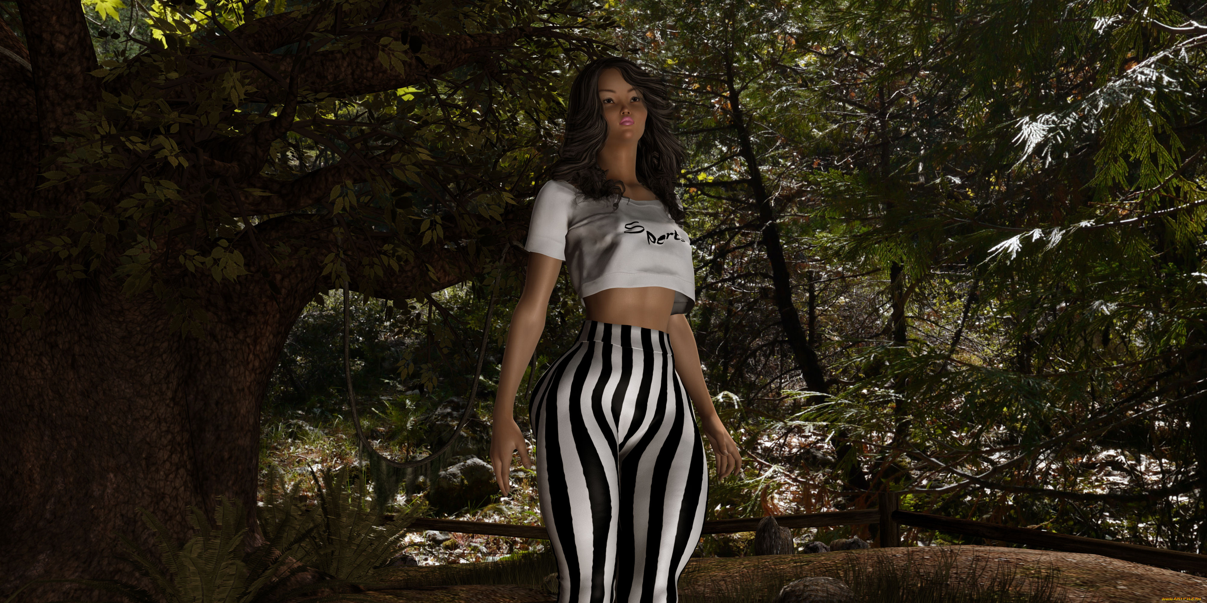 3д, графика, люди, , people, фон, взгляд, девушка