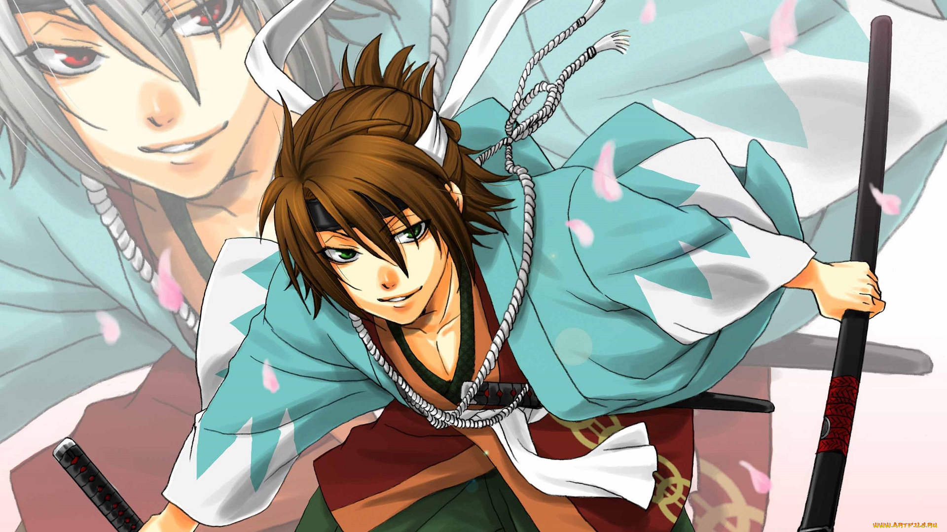 аниме, hakuouki, okita, souji