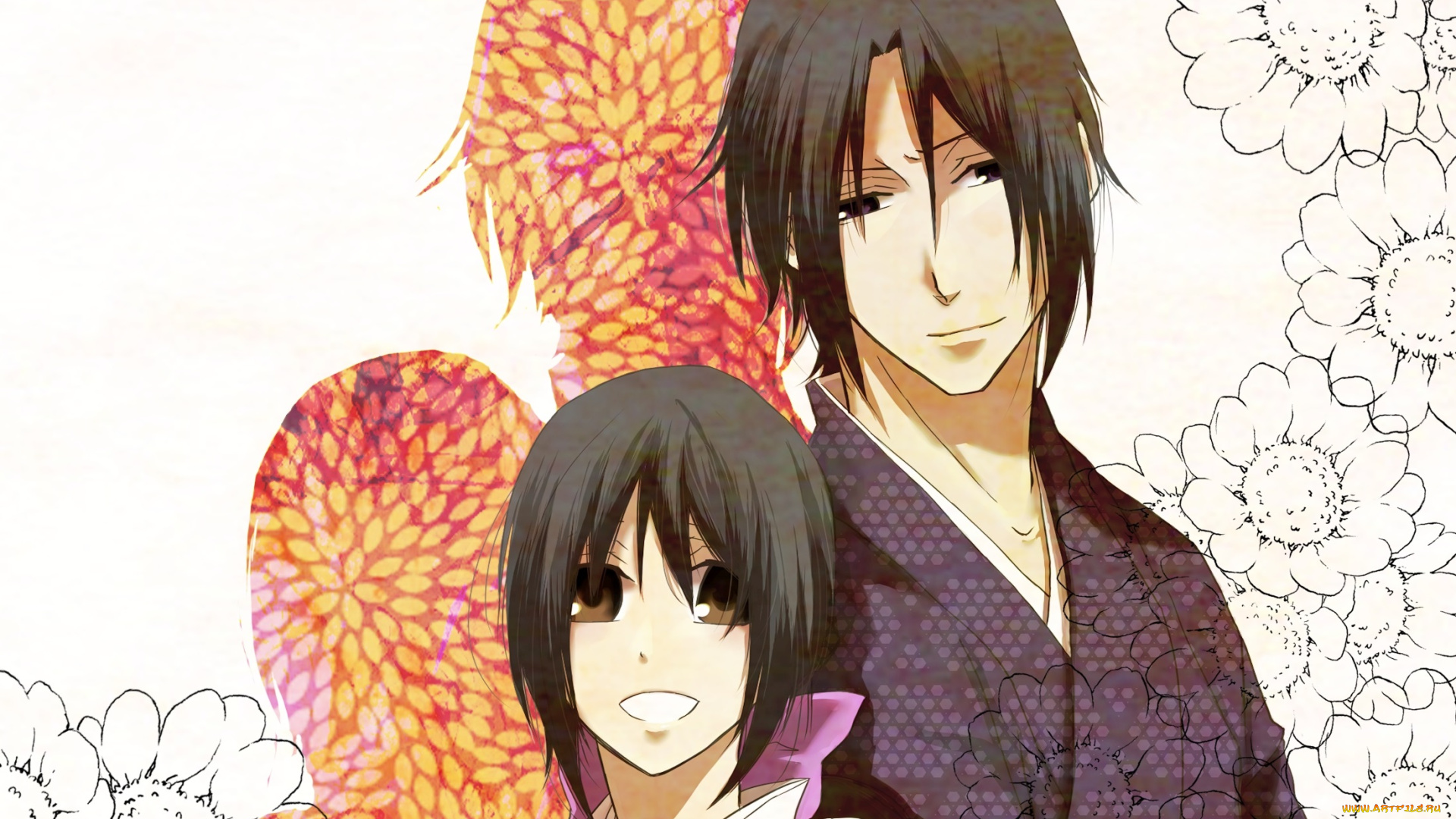 аниме, hakuouki, shinsengumi, kitan