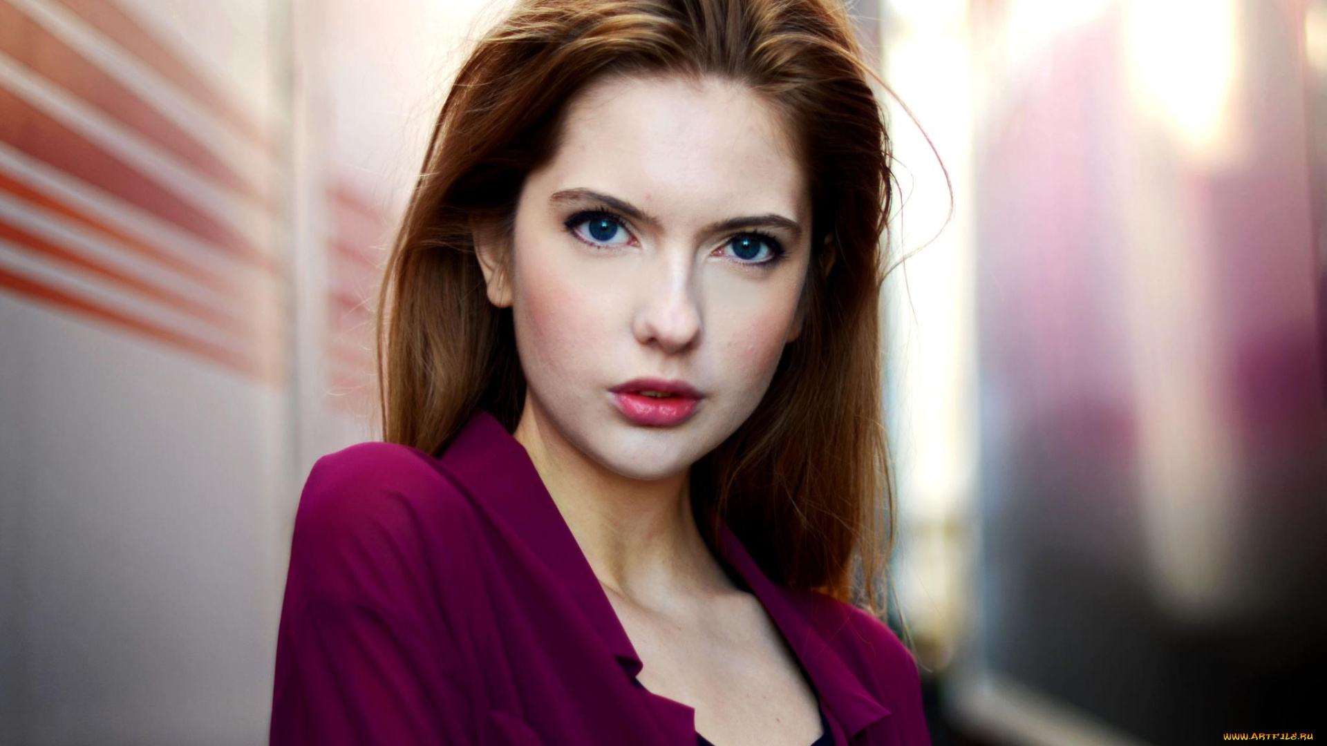 девушки, ebba, zingmark, лицо, рыжая, жакет