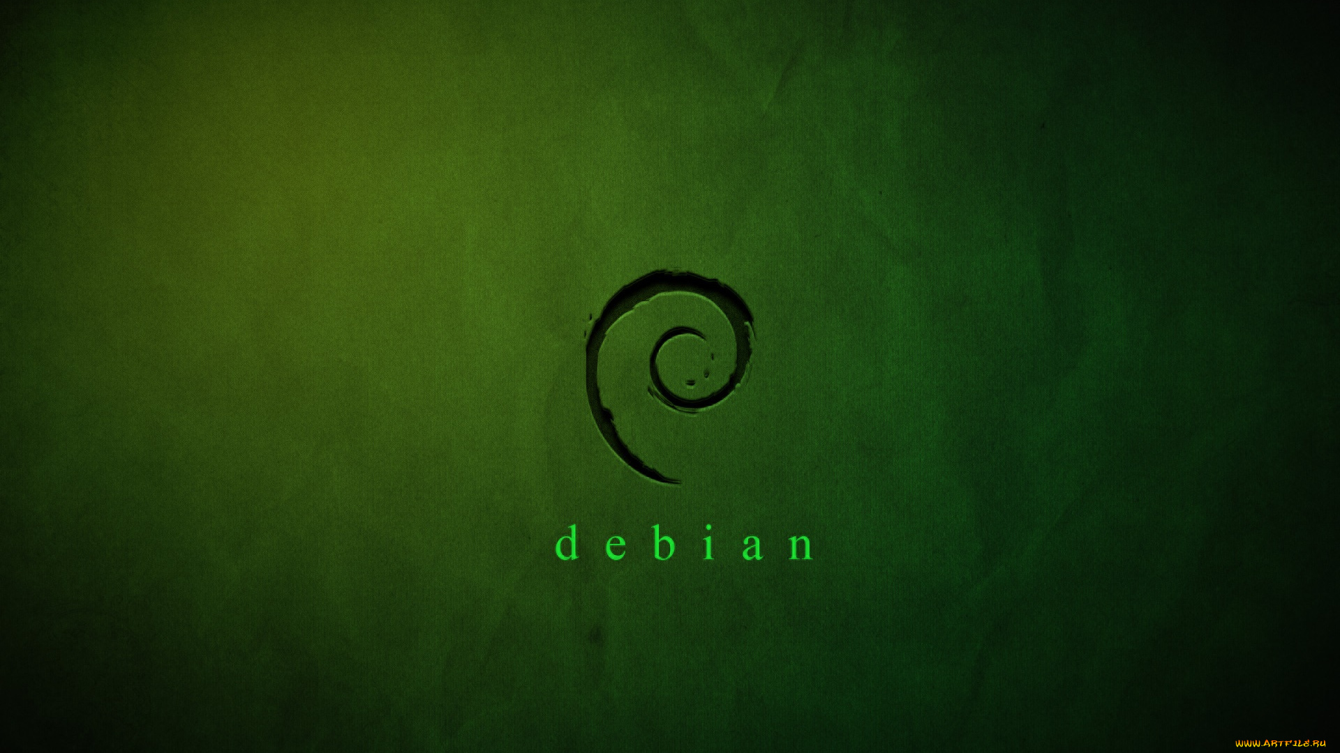 компьютеры, debian, логотип, фон