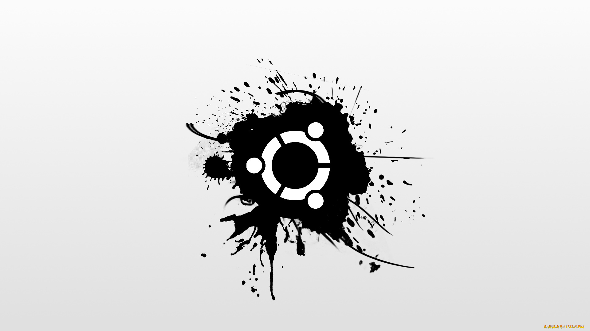 компьютеры, ubuntu, linux, фон, логотип