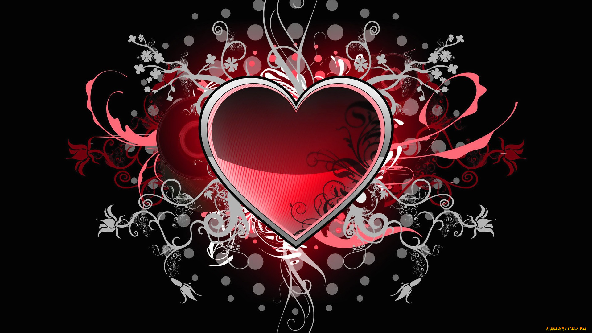 праздничные, день, святого, валентина, , сердечки, , любовь, сердечко, фон