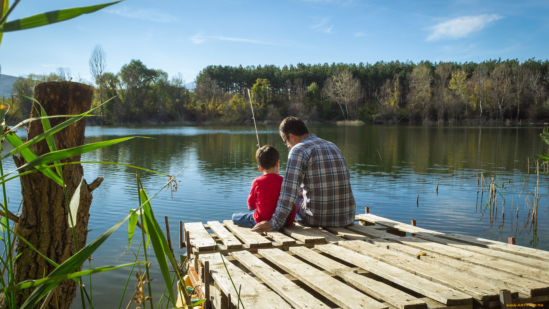 разное, рыбалка, , рыбаки, , улов, , снасти, сын, папа