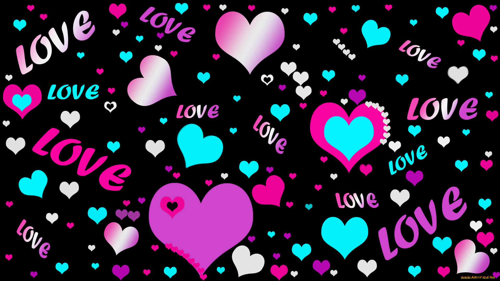 праздничные, день, святого, валентина, , сердечки, , любовь, сердечки, фон