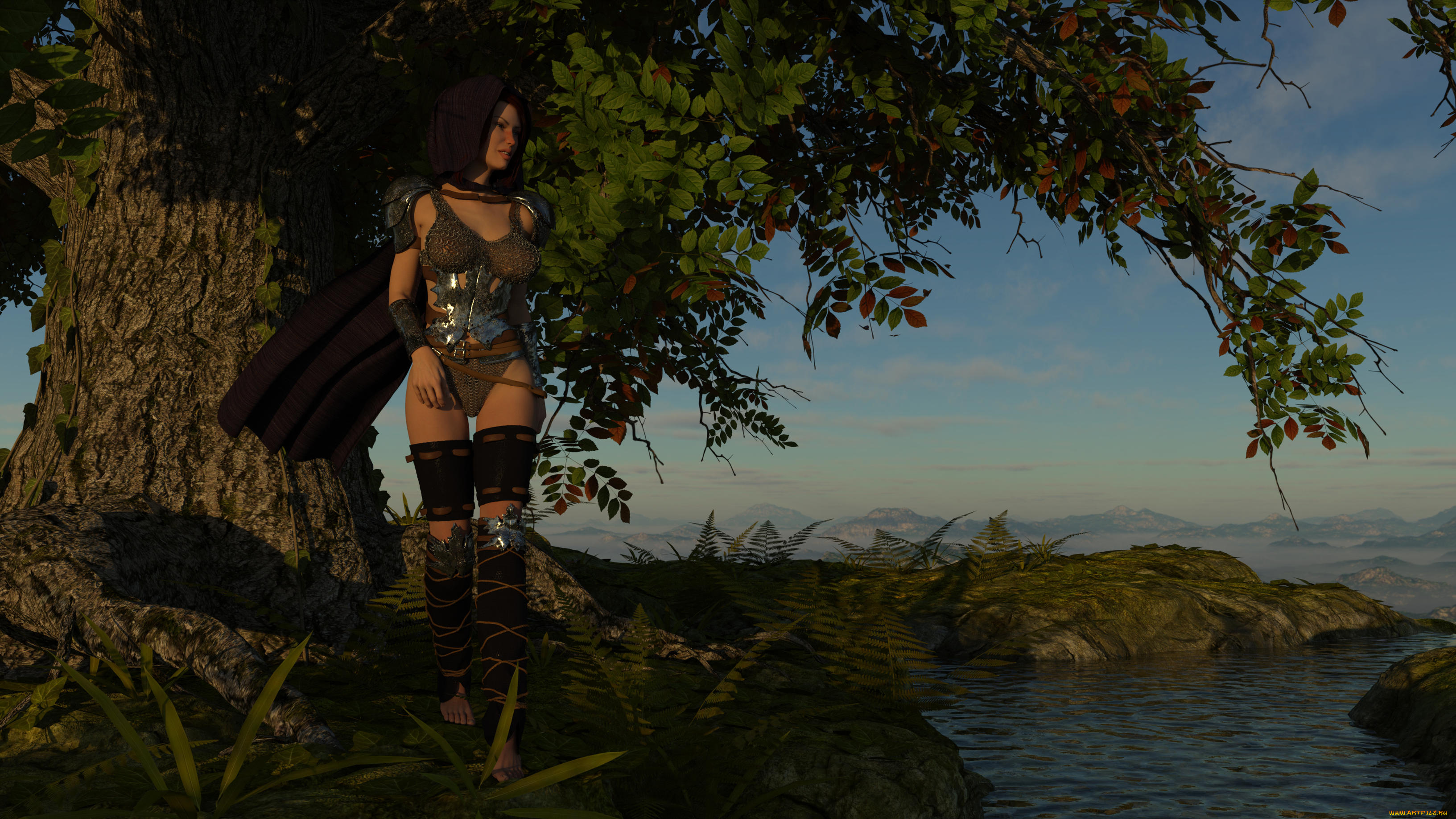 3д, графика, люди, , people, фон, взгляд, девушка