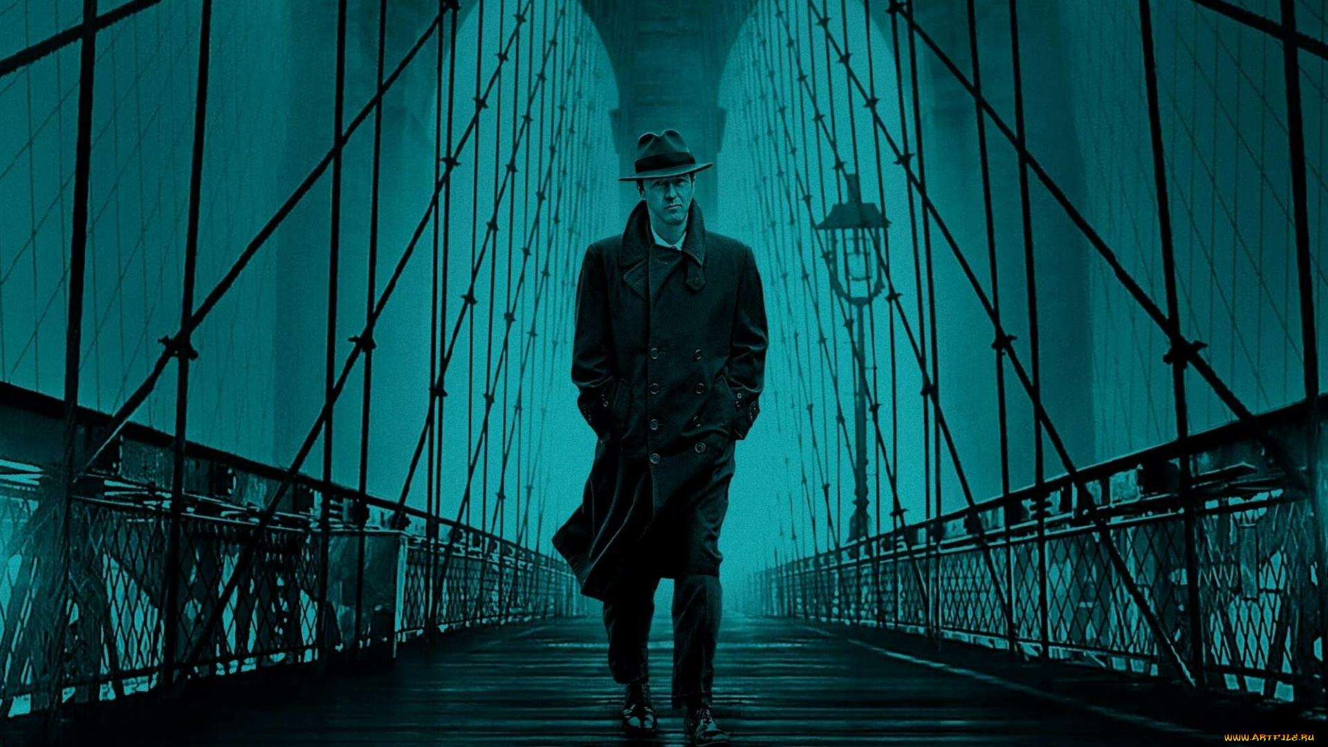 motherless, brooklyn, , 2019, кино, фильмы, motherless, brooklyn, сиротский, бруклин, постер, криминал, детектив, эдвард, нортон