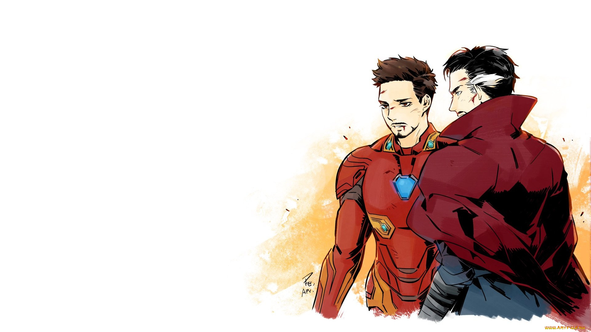 рисованное, кино, стивен, стрэндж, тони, старк, мстители, стефан, роберт, дауни, мл, бенедикт, камбербэтч