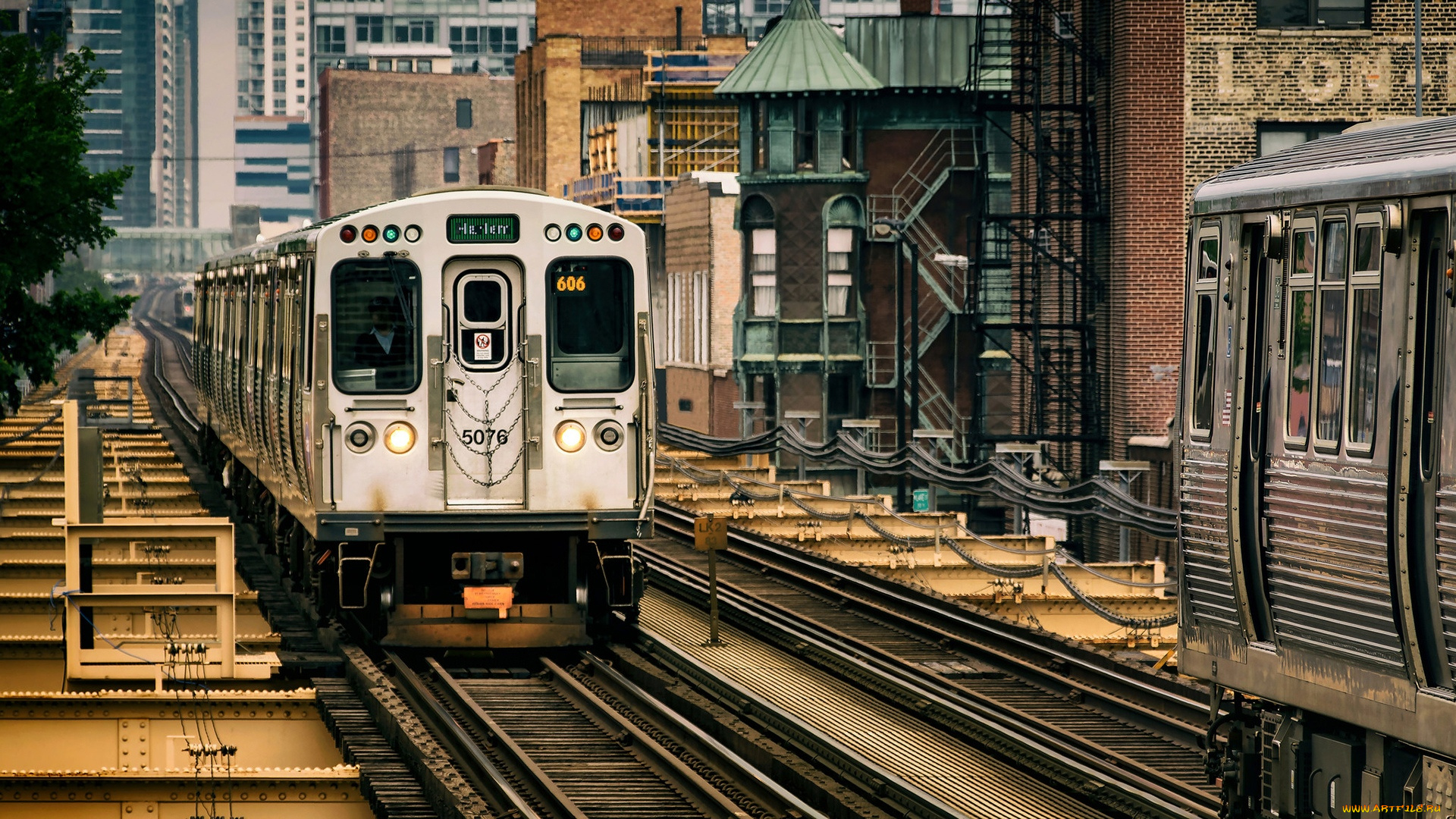 техника, поезда, чикаго