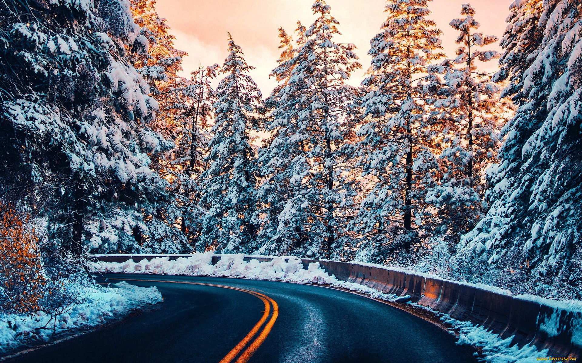 природа, дороги, шоссе