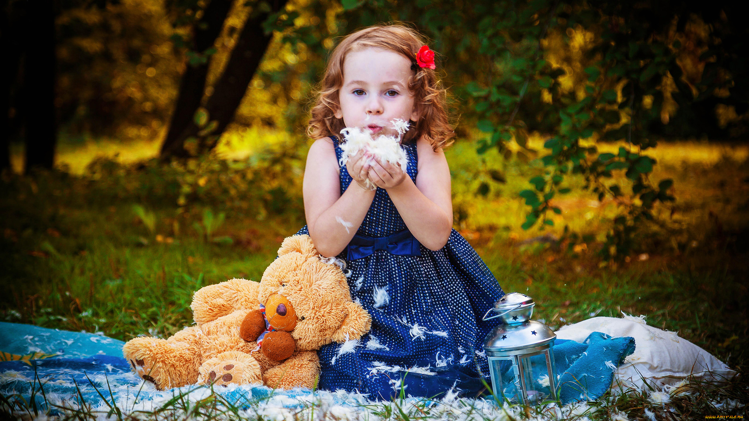 разное, люди, пух, малышка, фонарь