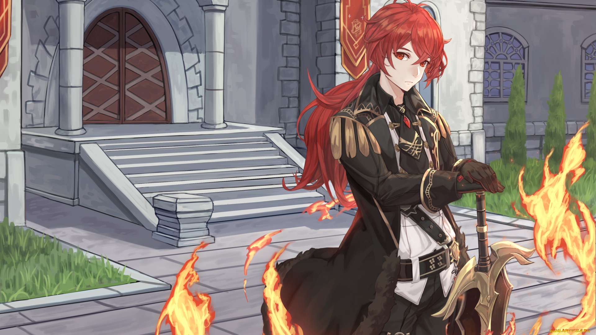 аниме, genshin, impact, genshin, impact