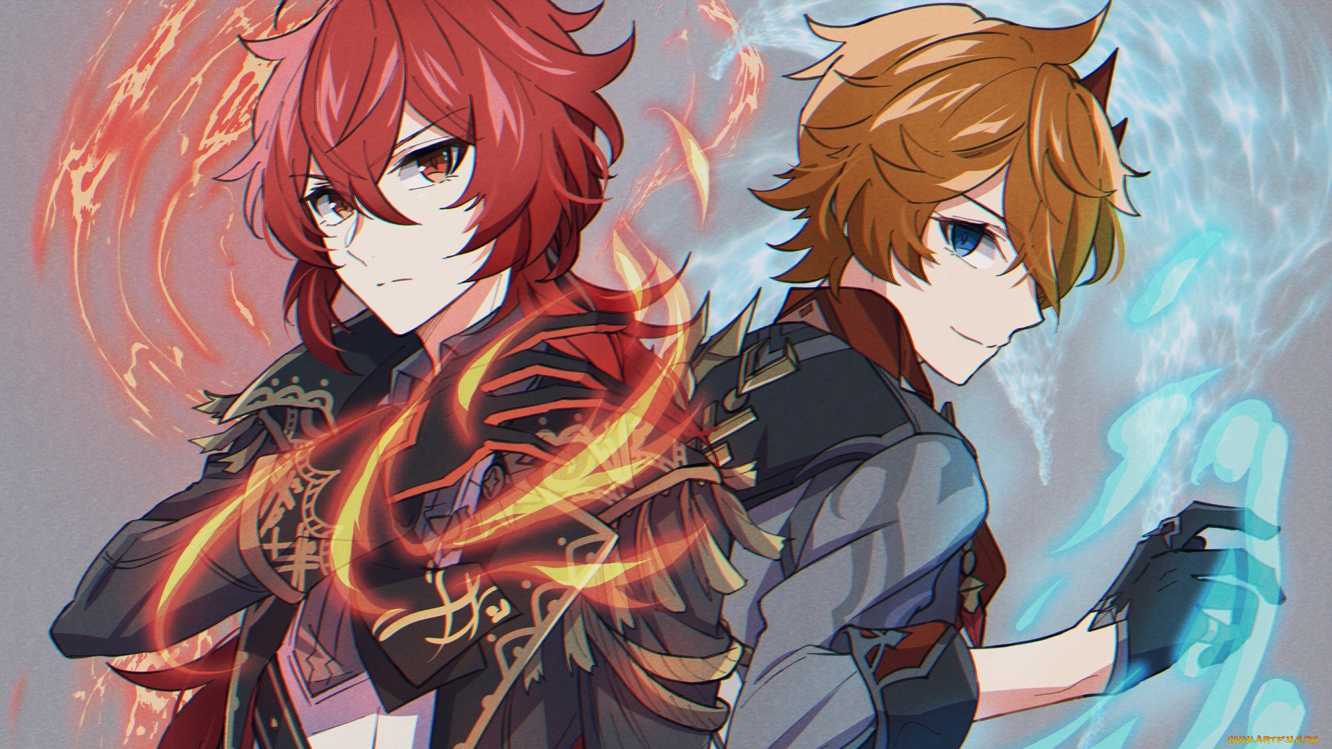 аниме, genshin, impact, genshin, impact