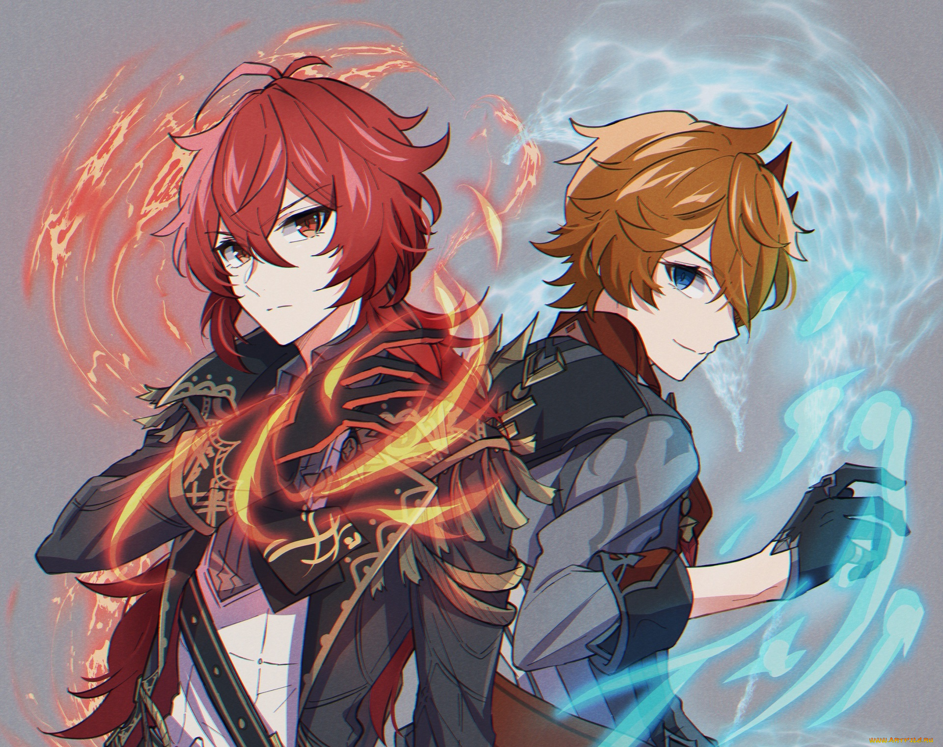 аниме, genshin, impact, genshin, impact