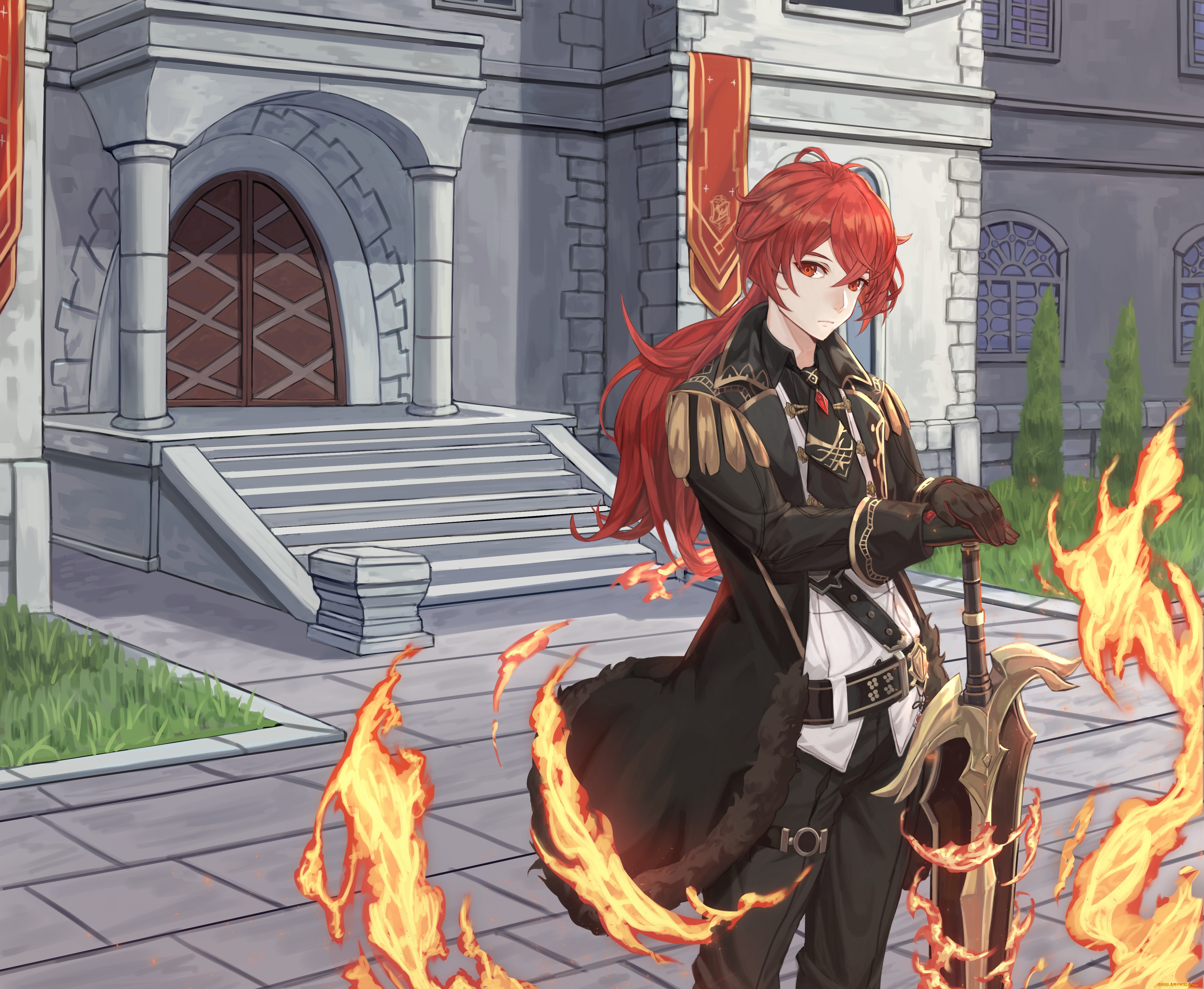 аниме, genshin, impact, genshin, impact