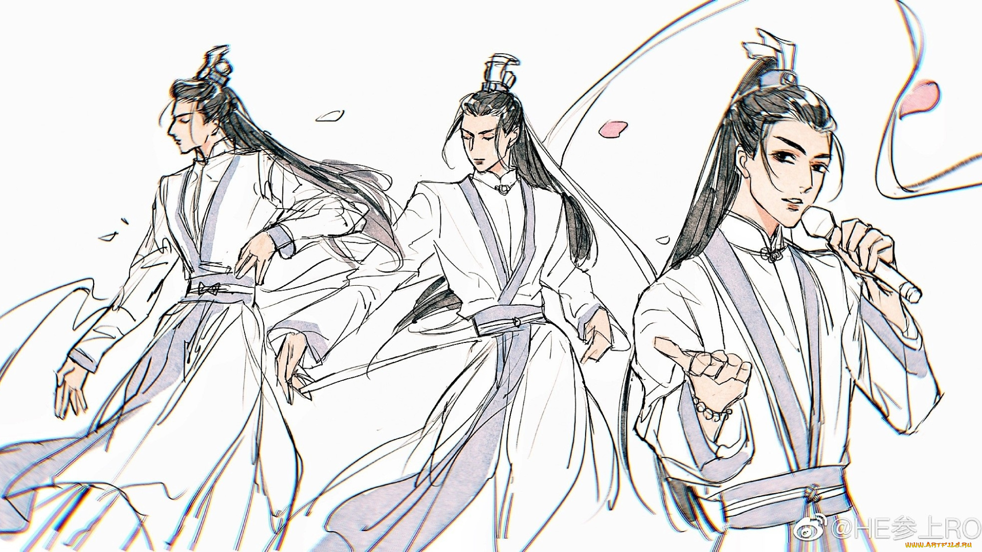 рисованное, кино, , мультфильмы, микрофон, сяо, тяньюй