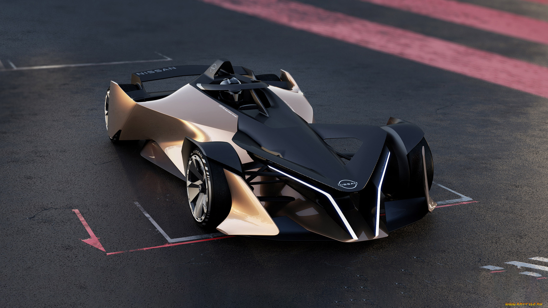 спорт, автоспорт, 2021, nissan, ariya, single, seater, concept, 4k, вид, спереди, экстерьер, автомобили, будущего, гоночные, машины, японские, ниссан, концепт