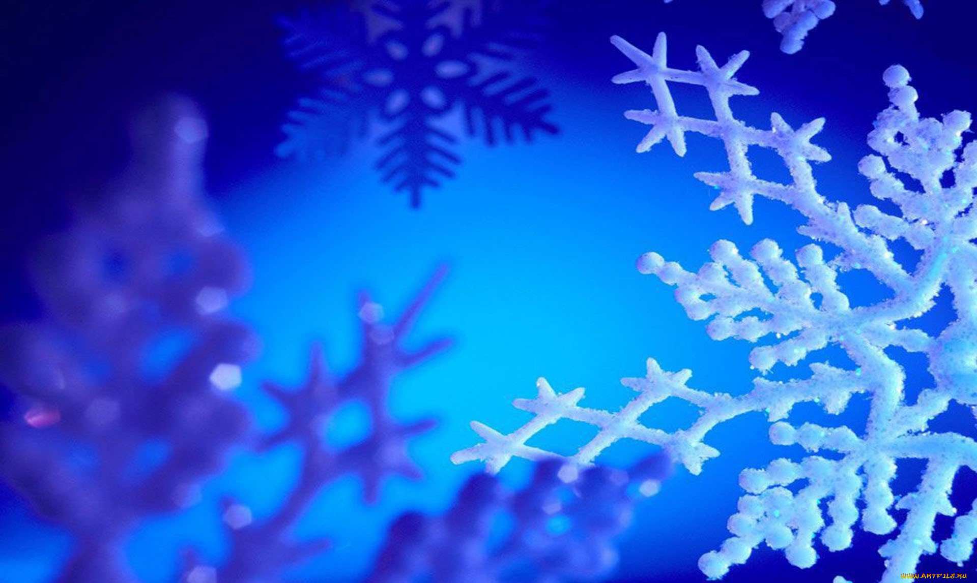 праздничные, снежинки, и, звёздочки, снежинки