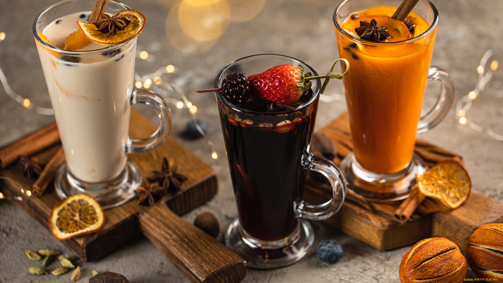 еда, напитки, , коктейль, напиток, ягоды, клубника, корица, специи