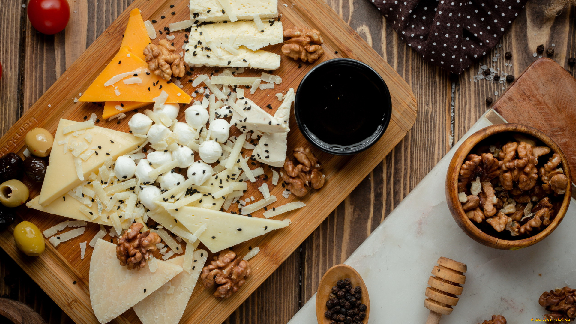 еда, сырные, изделия, орехи, сыр, оливки