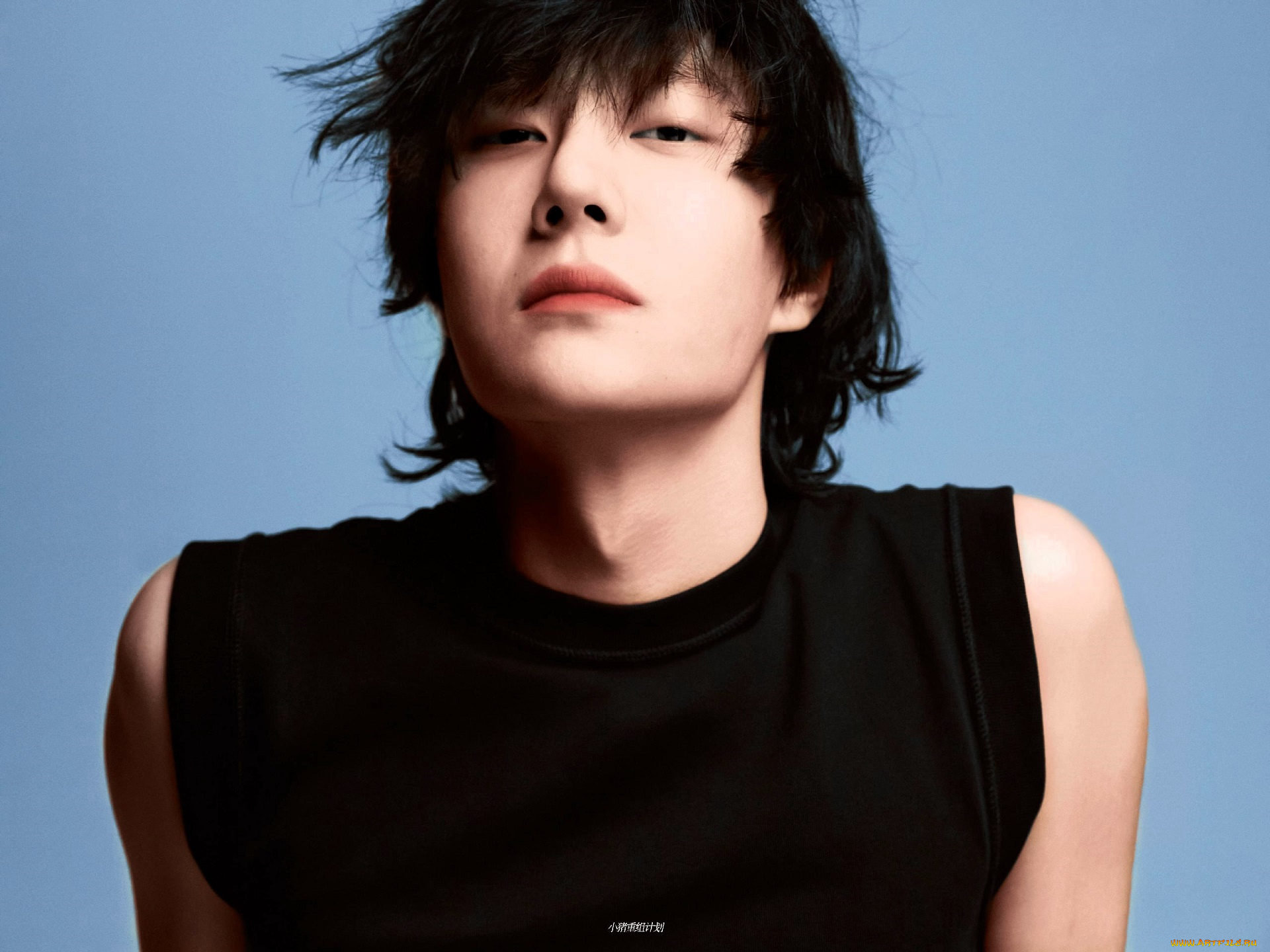 мужчины, wang, yi, bo, актер, лицо, футболка