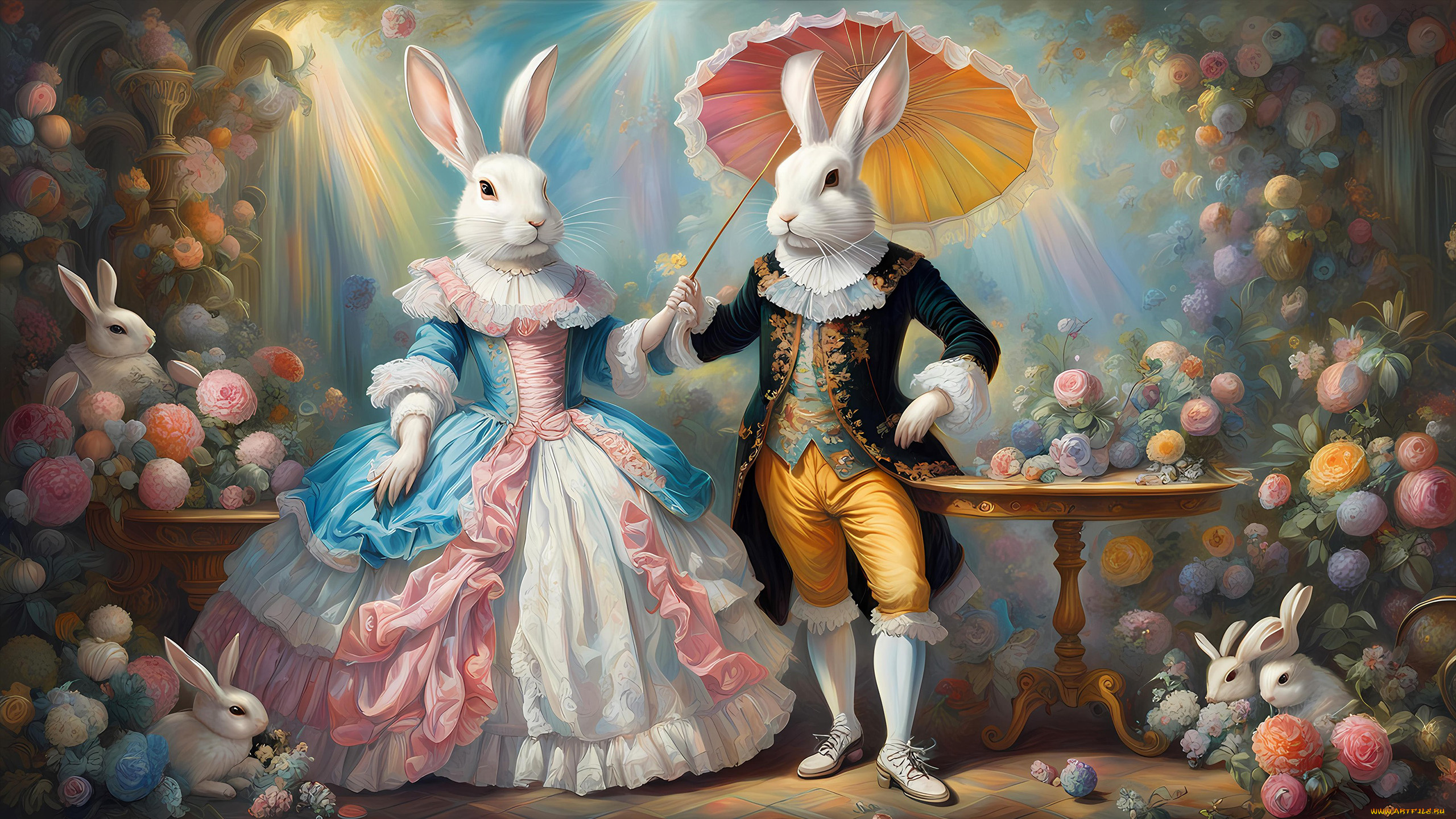 рисованное, животные, , зайцы, , кролики, нейросети, графика, нейроарт, ai, art, нейронные, сети, рисунки, нейро, искусство