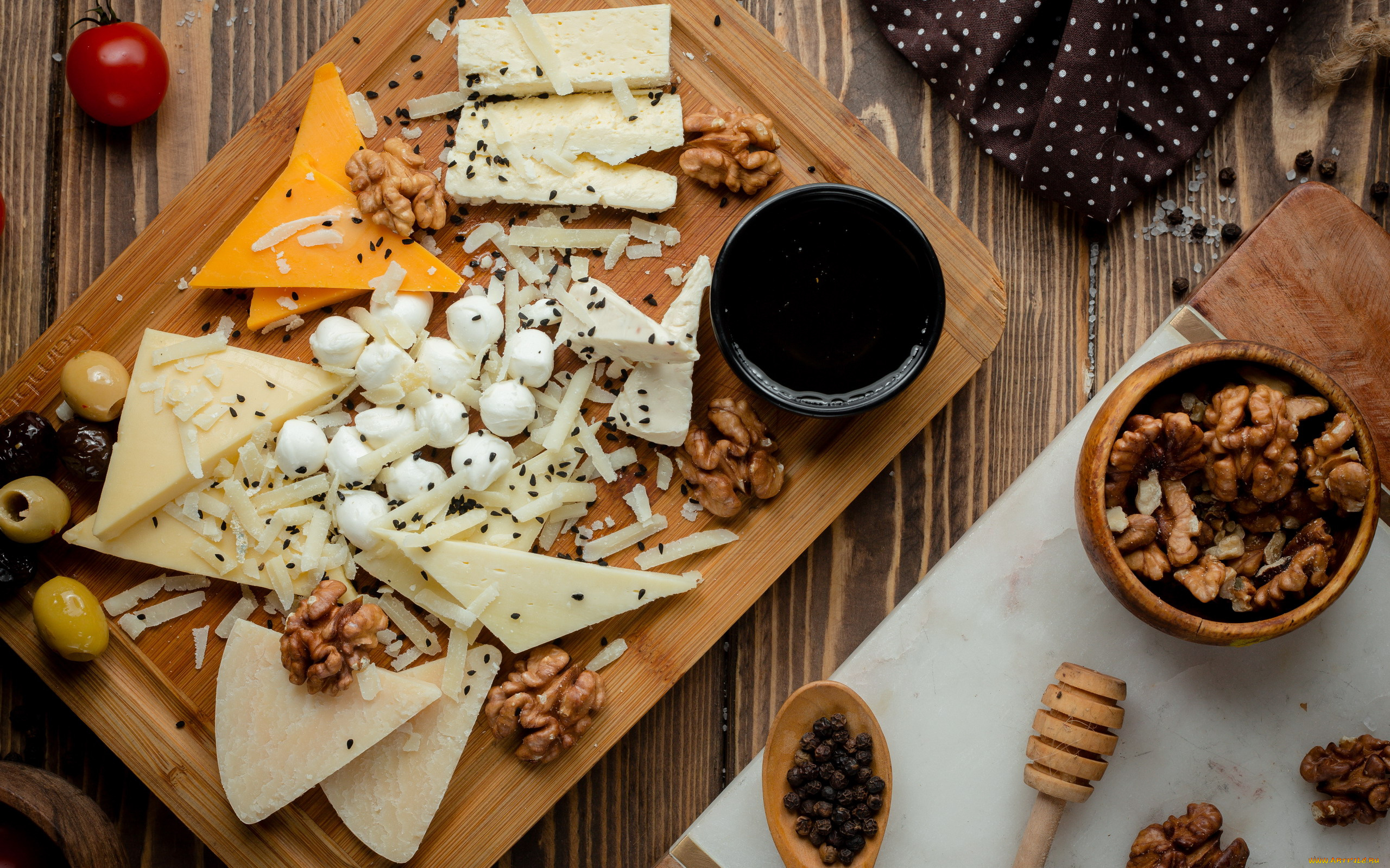 еда, сырные, изделия, орехи, сыр, оливки